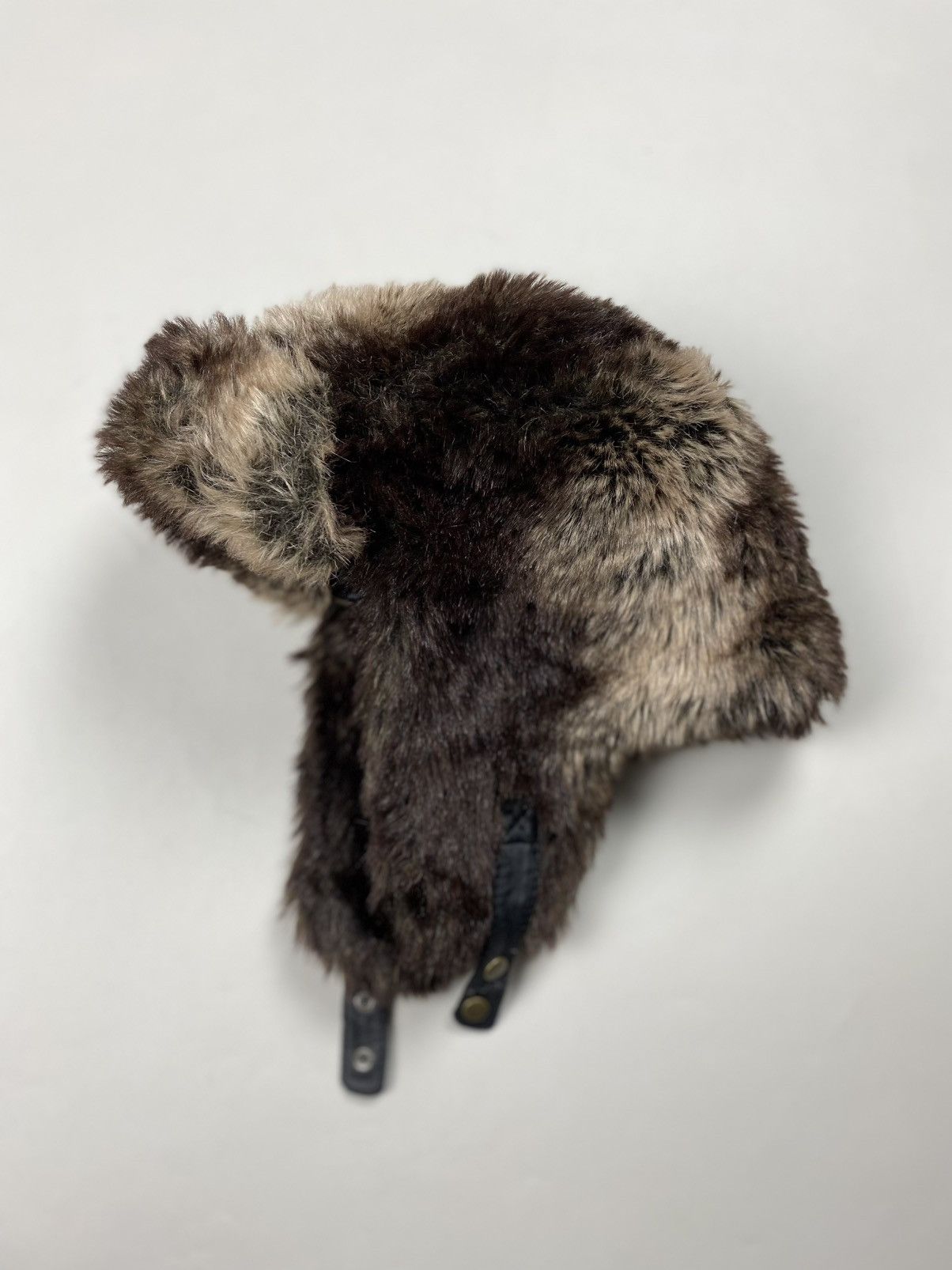 Japanese Brand Japanese Style Ushanka Trapper Hat Earflap Fuzzy Faux Fur Size ONE SIZE - 1 Thumbnail