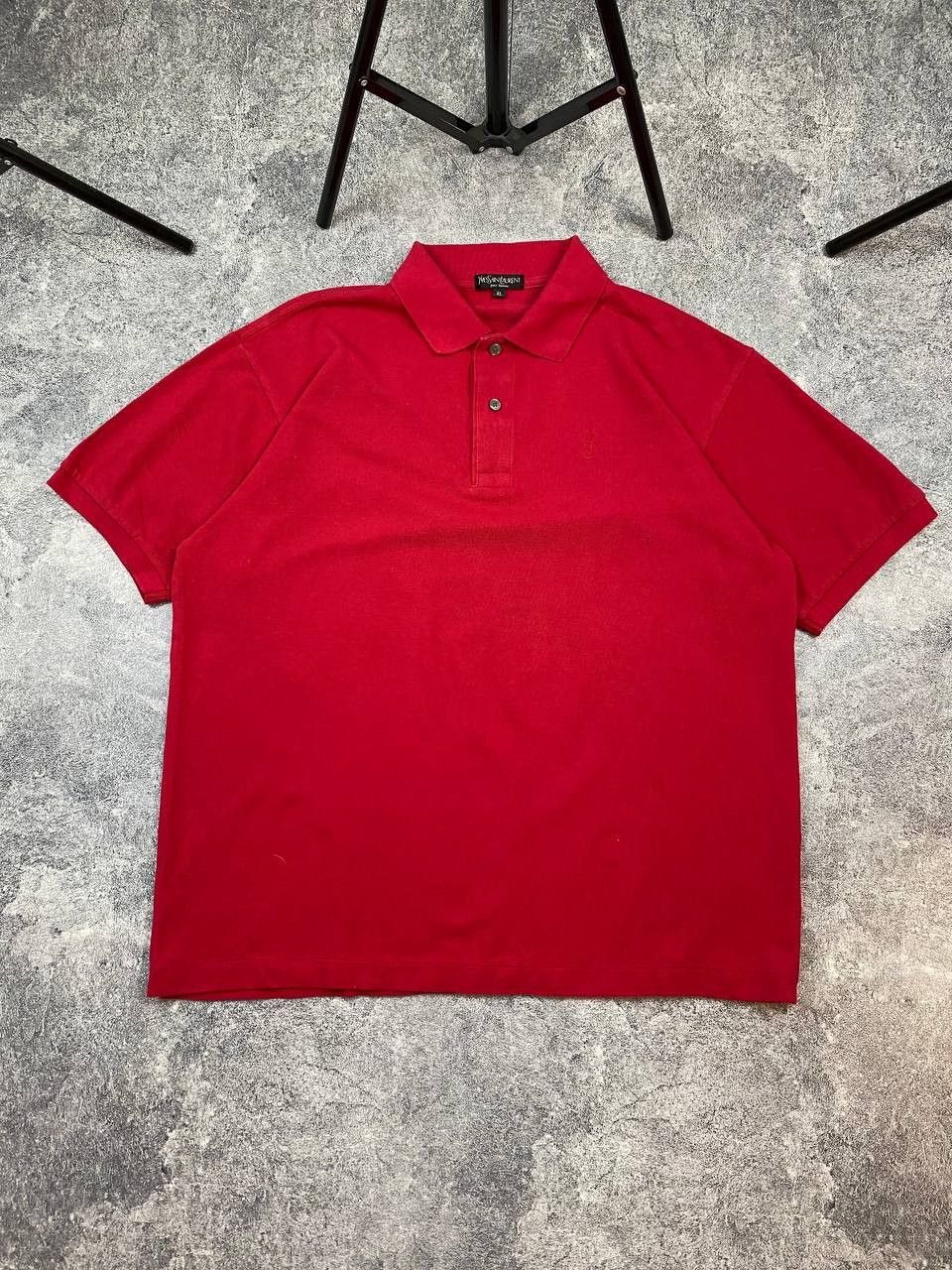 Vintage × Yves Saint Laurent Vintage YSL Yves Saint Laurent polo t shirt Size US XL / EU 56 / 4 - 1 Thumbnail