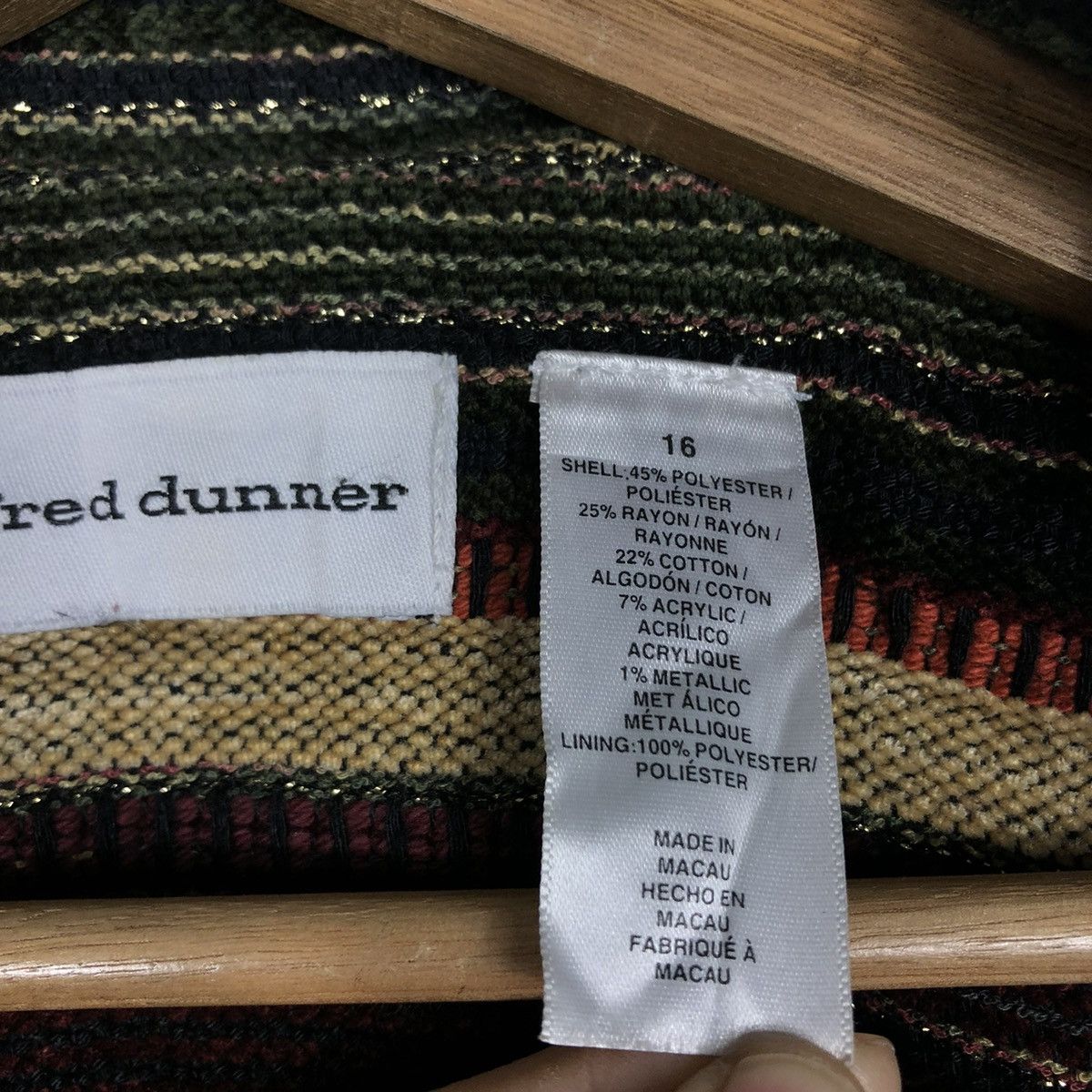Vintage 📌VINTAGE HAND KNIT DESIGN ZIPPER ALFRED DUNNER ISSEY MIYAKE Size US M / EU 48-50 / 2 - 20 Thumbnail