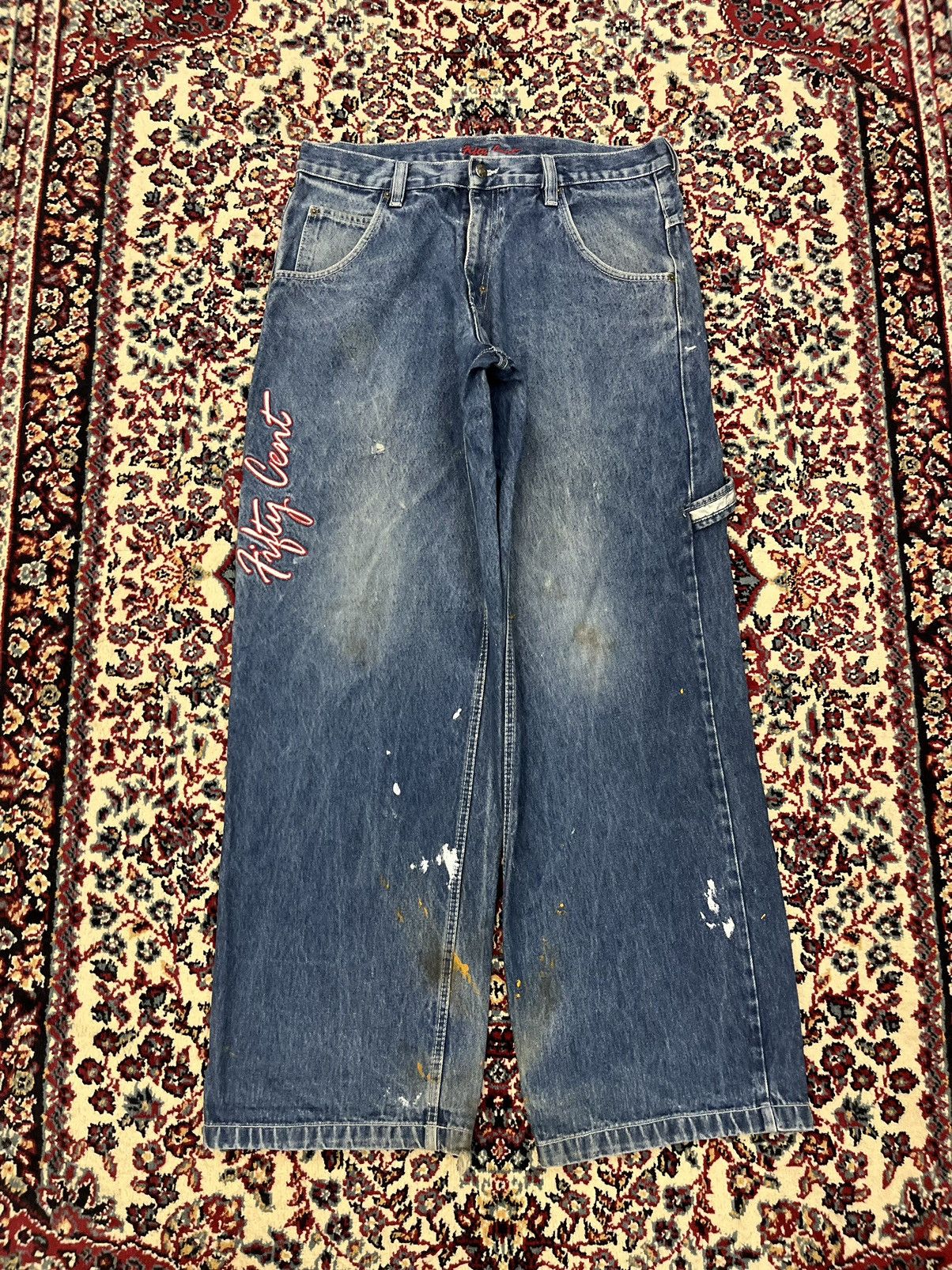 50 Cent × Vintage Crazy Vintage 50 cent hip hope denim Size US 36 / EU 52 - 6 Thumbnail