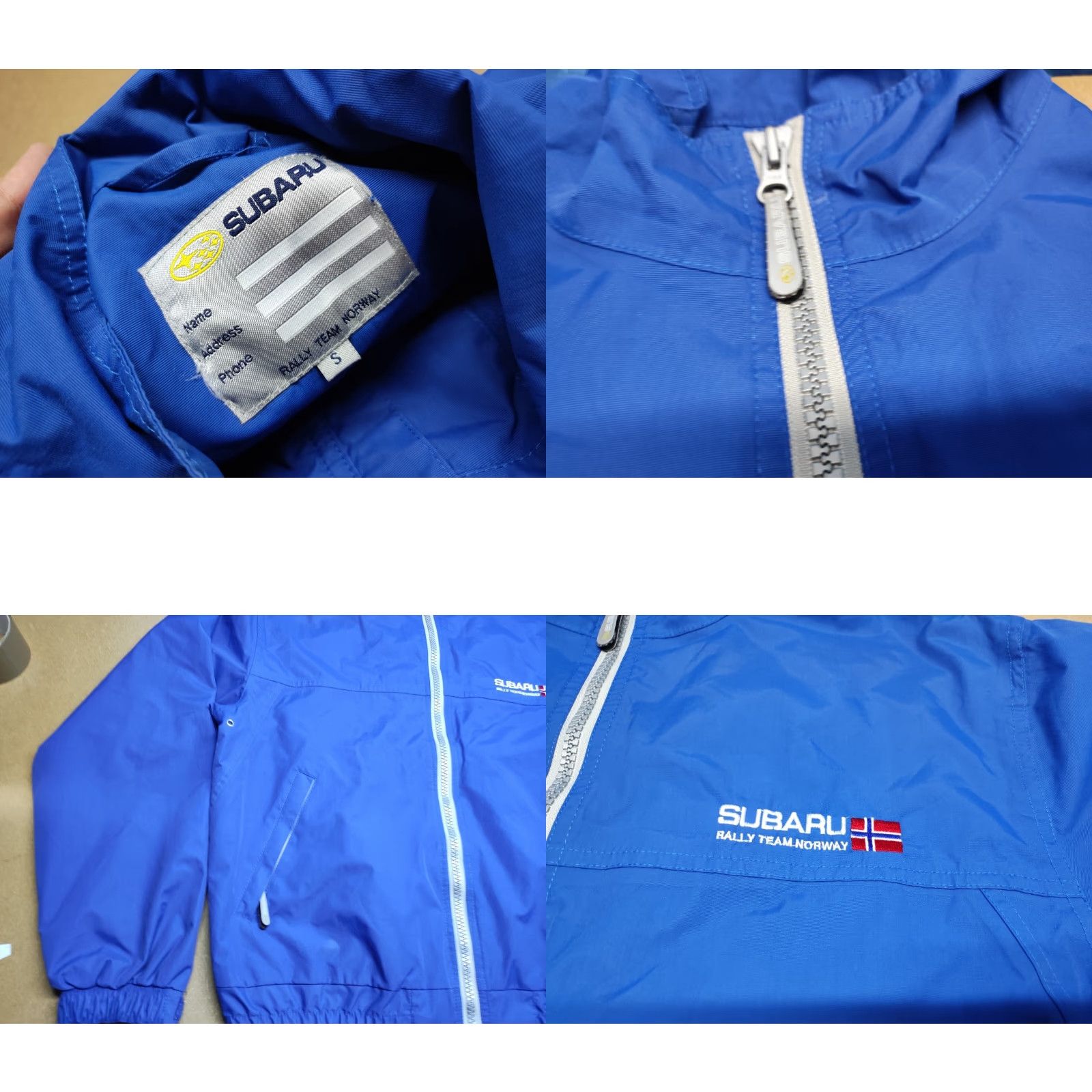 Vintage SUBARU Rally Team Norway Blue Jacket Size S Full Zip Racing Original Jacket Bomber Unisex Adults XS? Size US S / EU 44-46 / 1 - 8 Thumbnail