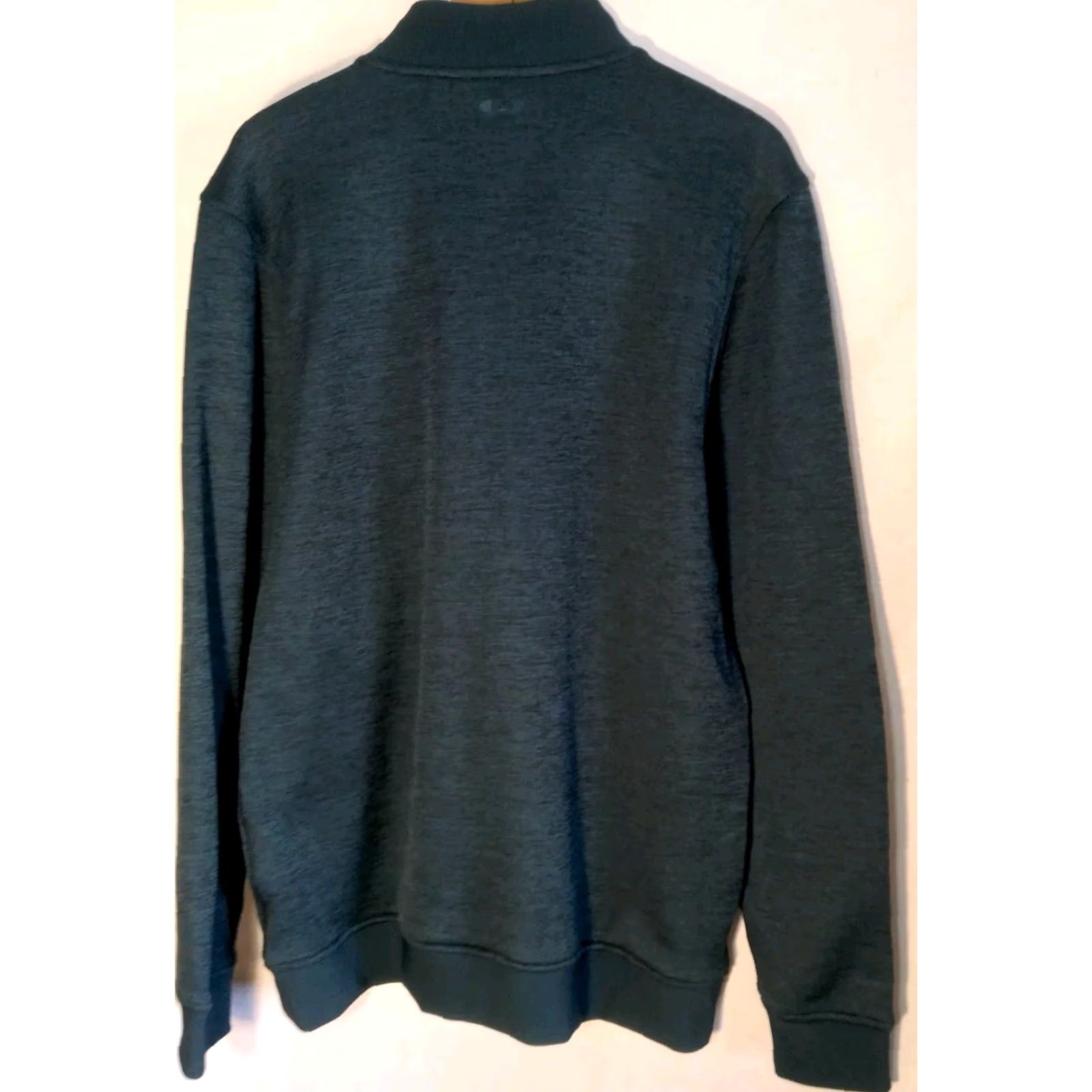 Under Armour Under Armour ColdGear Shirt Men Large Loose Long Sleeve Pullover 1/4 Zip Knit Blue Mock Neck Casual Sleeve Activewear Indoor Outdoor - Mens Size US L / EU 52-54 / 3 - 2 Thumbnail