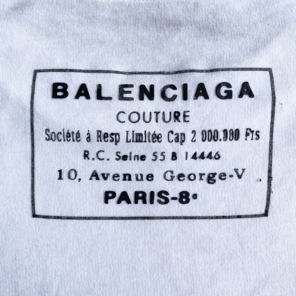 Balenciaga Balenciaga Back Logo Stamp T Shirt Size US S / EU 44-46 / 1 - 5 Thumbnail
