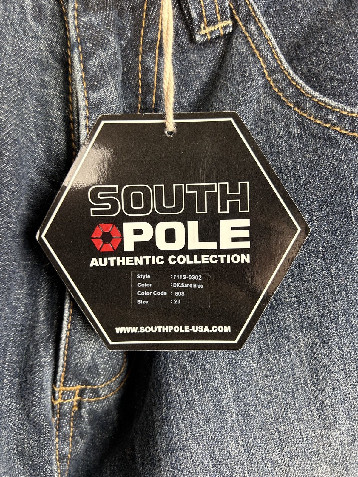 Southpole BNWT Vintage Southpole Baggy Denim Jeans Jnco Fubu Rap Y2K Size US 28 / EU 44 - 6 Thumbnail