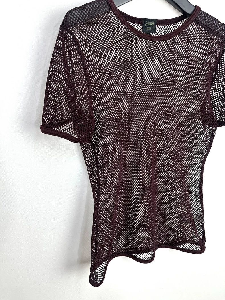 Jean Paul Gaultier Jean paul gaultier Slim-fit grid tights short sleeves 2504- Size US L / EU 52-54 / 3 - 2 Thumbnail