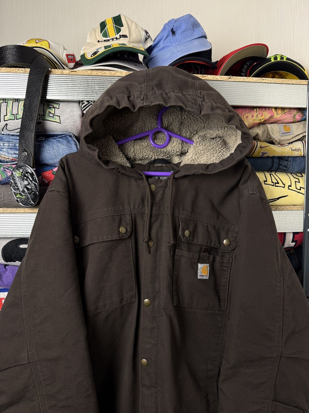Carhartt Carhartt Active Jacket Brown vintage og Size US XL / EU 56 / 4 - 3 Thumbnail