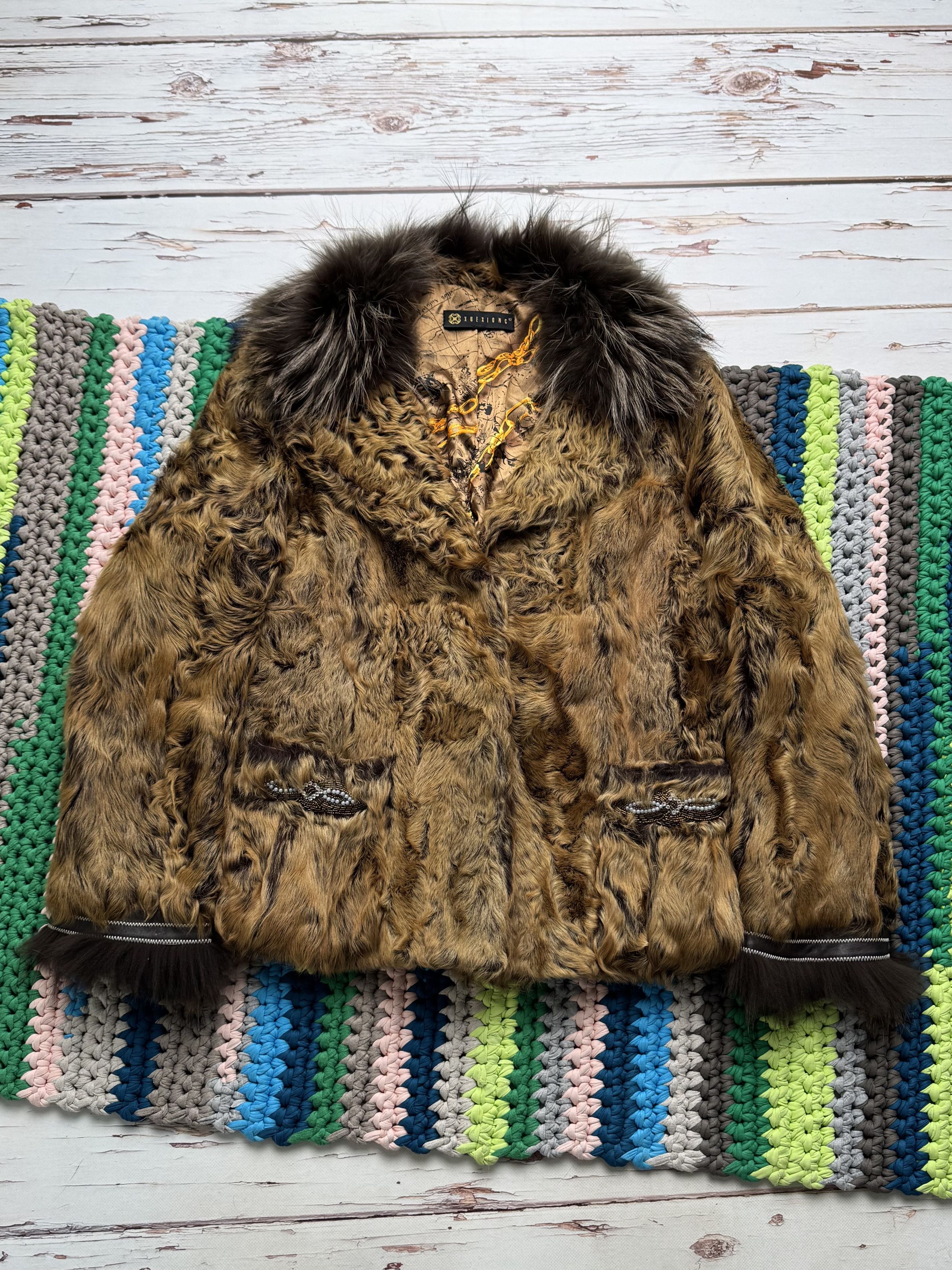 Japanese Brand Vintage Real Fur Jacket (D15) Size L / US 10 / IT 46 - 5 Thumbnail