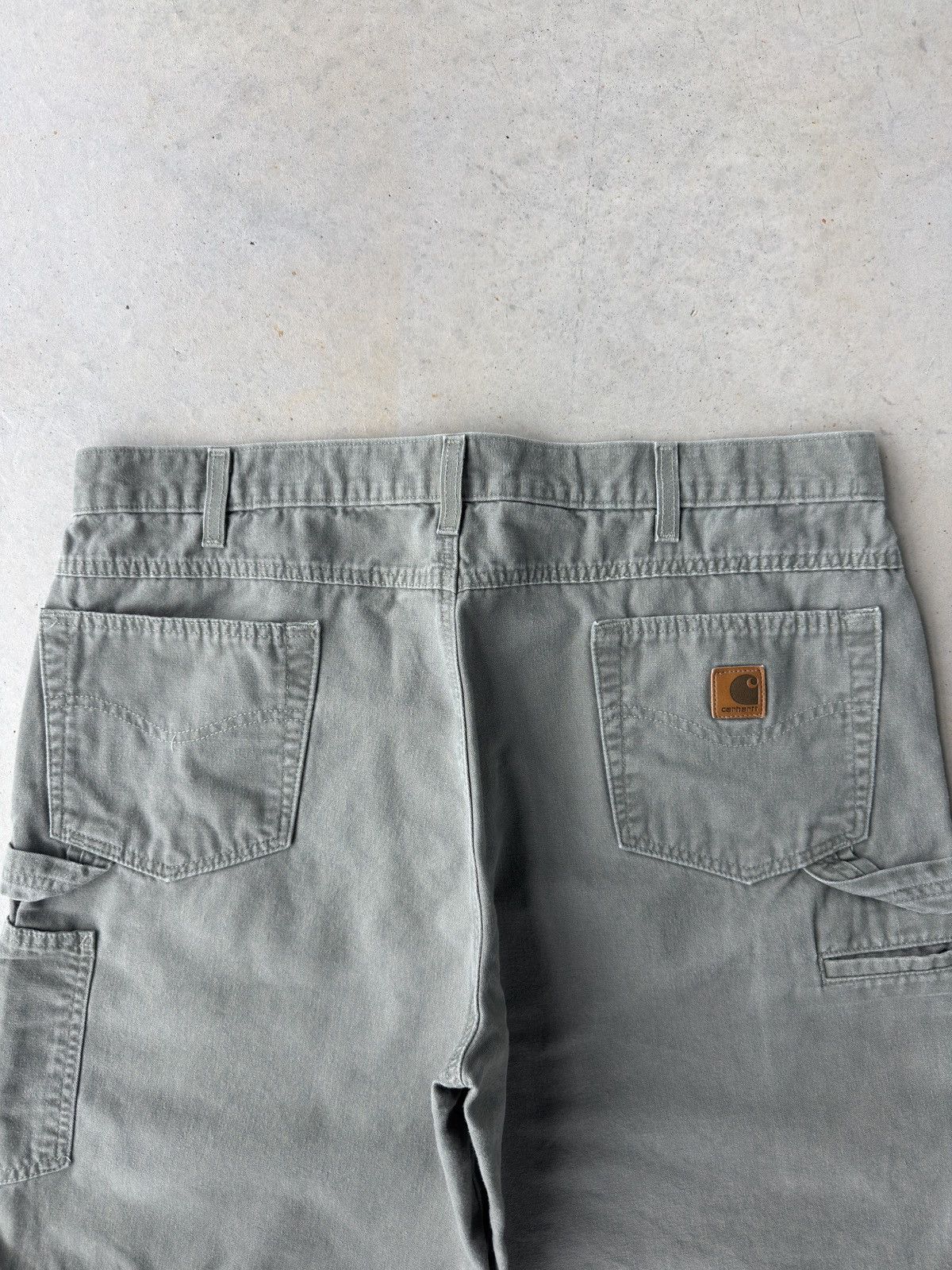Carhartt Vintage Faded Green Carhartt Workwear Shorts Size US 40 / EU 56 - 3 Thumbnail