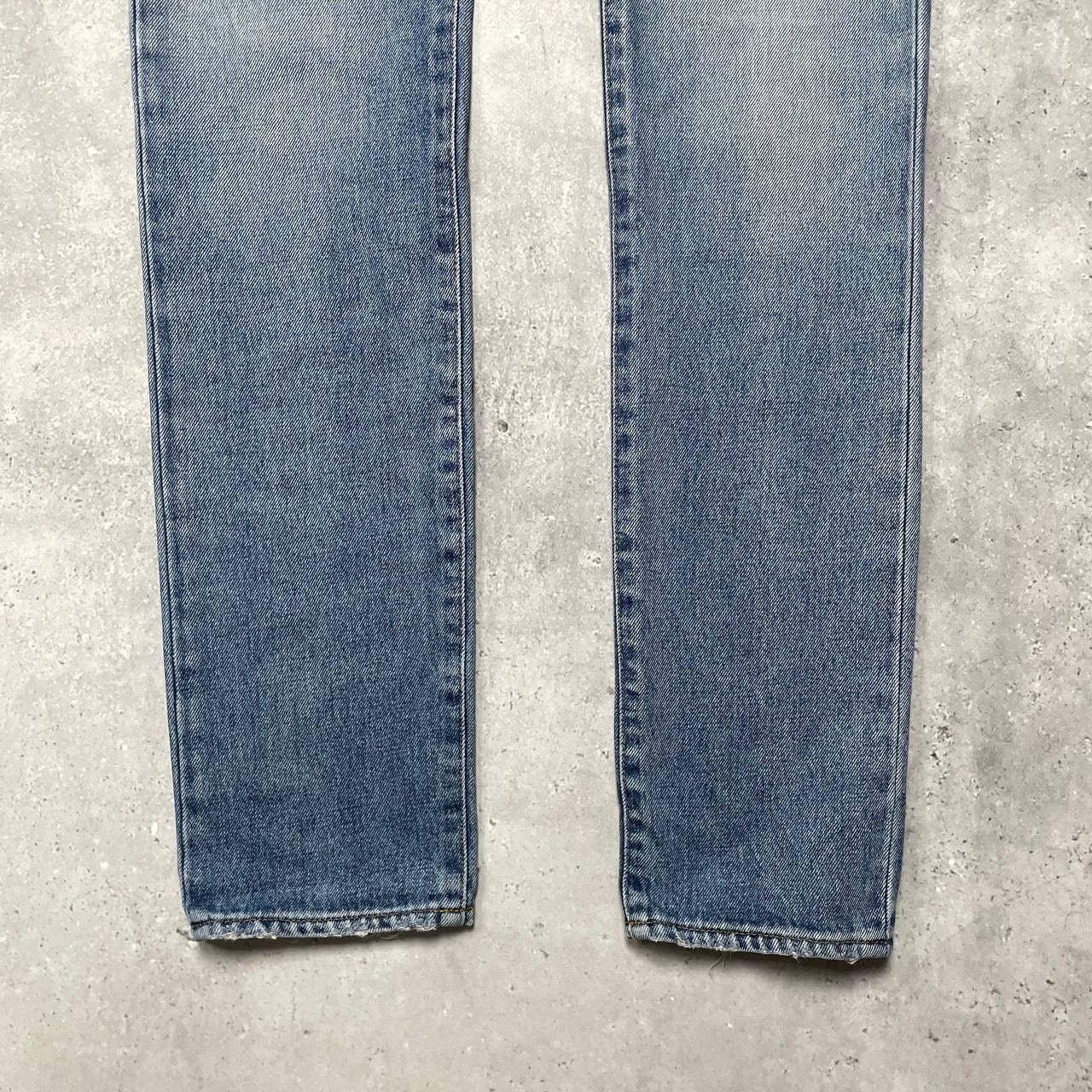 Saint Laurent Paris Saint Laurent D02 Washed Blue Distressed Jeans Skinny Fit Size US 30 / EU 46 - 16 Thumbnail