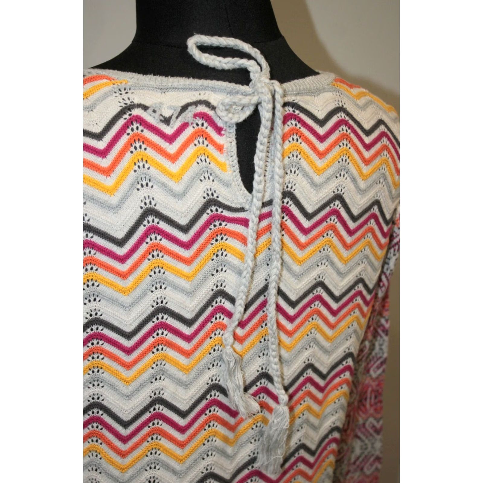 Vintage Odd Molly 474 Womens Jumper Pullover Crew Neck Multicoloured Size 4 XL Knitwear Womens Size S / US 4 / IT 40 - 4 Thumbnail