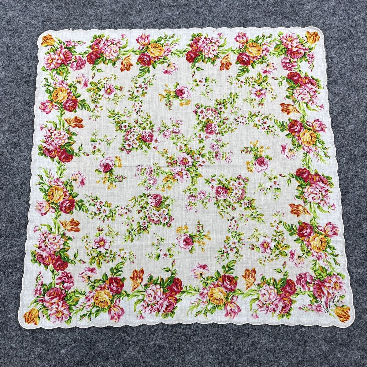 Kenzo × Vintage Kenzo Handkerchief / Bandana / Neckerchief B716 Size ONE SIZE - 1 Thumbnail