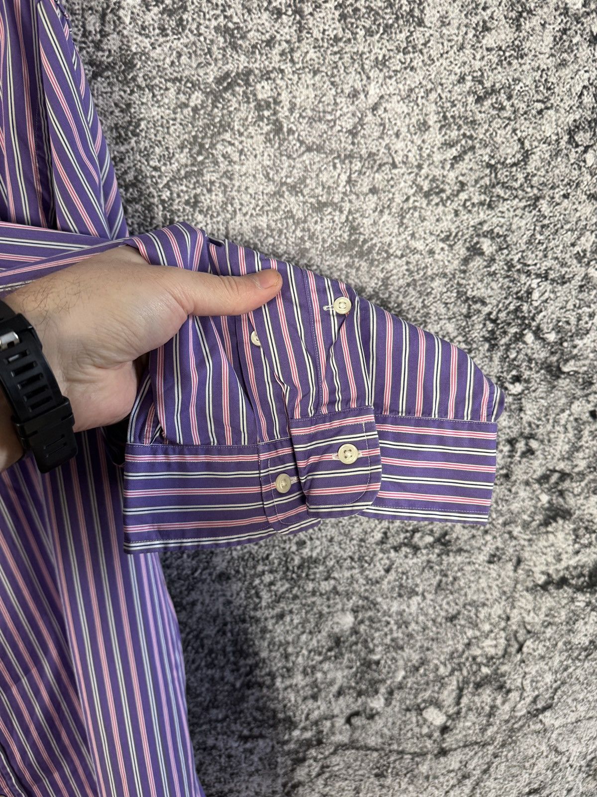 Polo Ralph Lauren Polo Ralph Lauren Long Sleeve Striped Shirt Button Up XL Size US XL / EU 56 / 4 - 7 Thumbnail