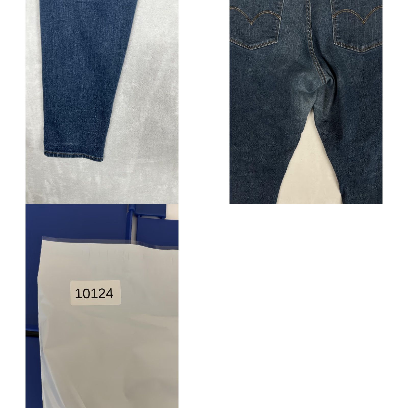 Levi's Levi's Skinny Jegging Jeans Women's 18 Blue Medium Wash Plus Stretch Denim Jeans Slim Pockets Size 40" / US 18 - 8 Thumbnail