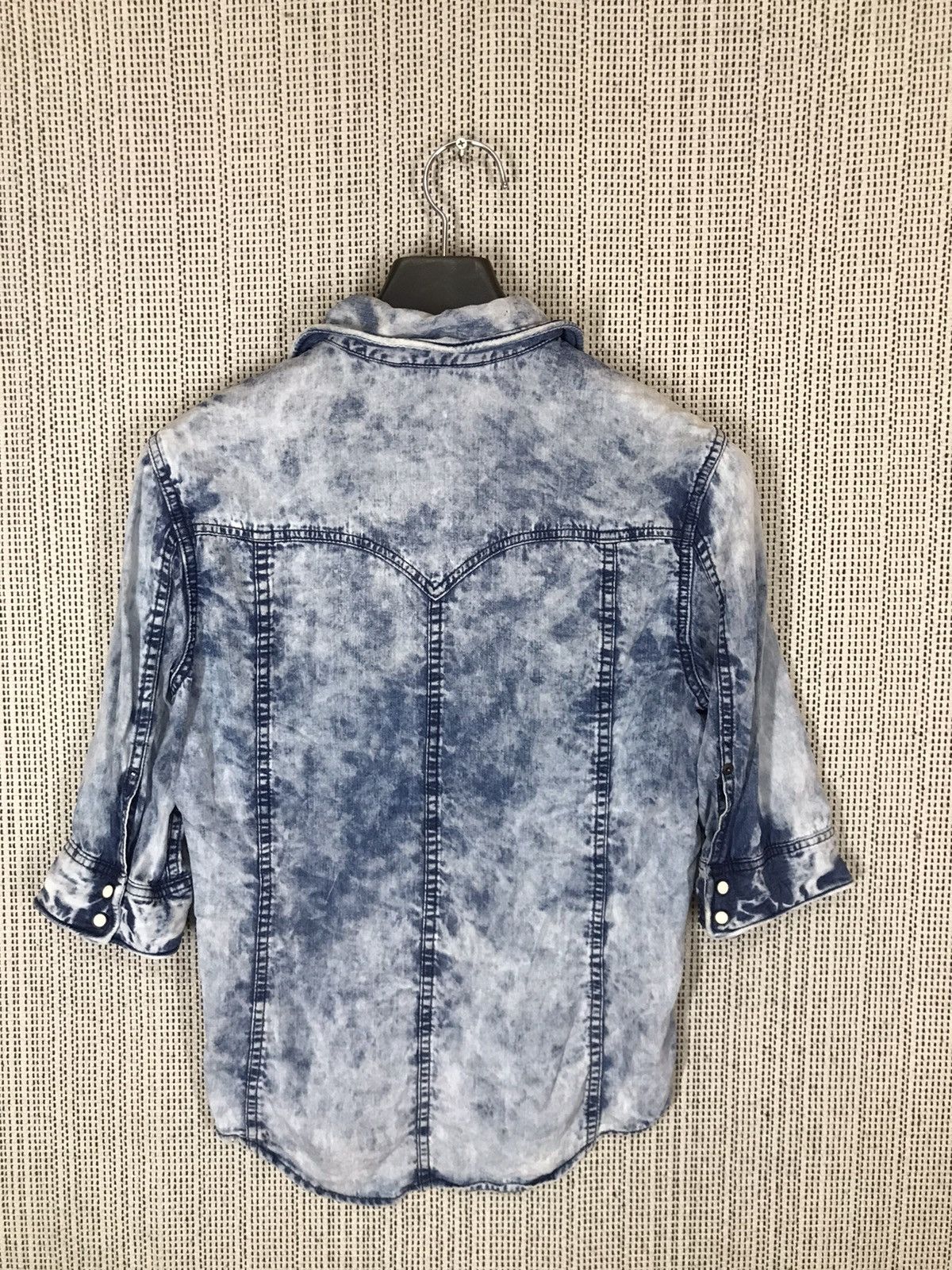 BUFFALO BOBS × If Six Was Nine × Seditionaries ‼️BUFFALO BOBS SHIRT BUTTON UPS ACID WASH RARE PATTERN‼️ Size M / US 6-8 / IT 42-44 - 6 Thumbnail