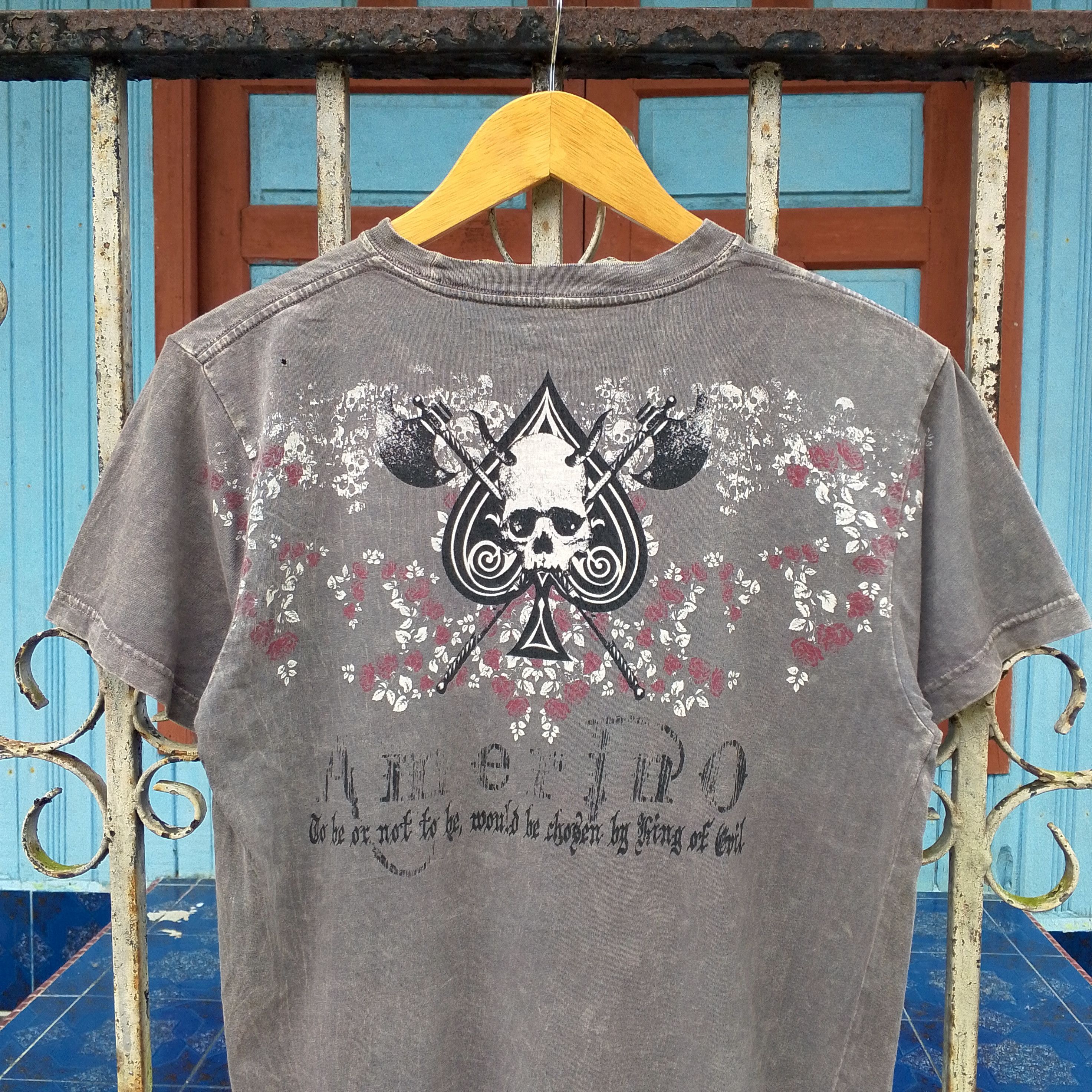 If Six Was Nine OTB Gothic Skull OVP Tshirt Punk Lgb Style Size US M / EU 48-50 / 2 - 5 Thumbnail