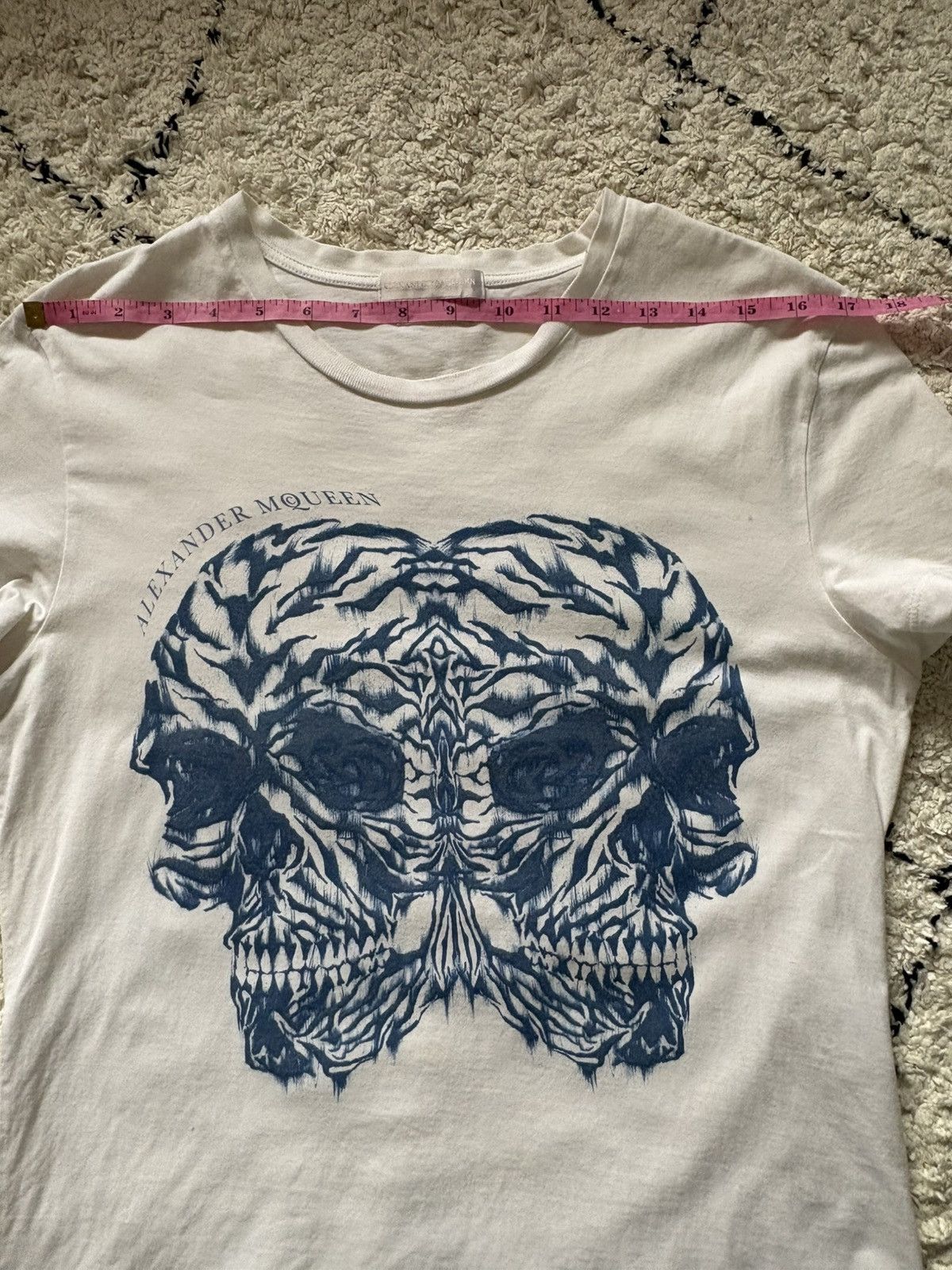 Alexander McQueen Alexander Mcqueen Skulls Logo Short Sleeve T-Shirt Size US S / EU 44-46 / 1 - 6 Thumbnail