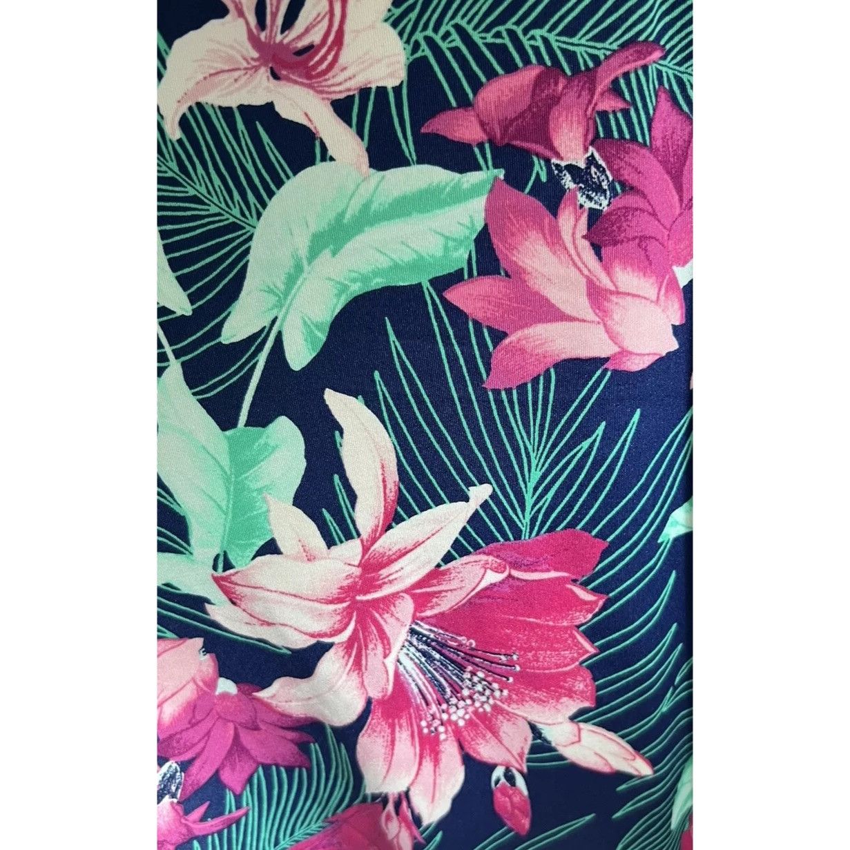 Tommy Bahama Tommy Bahama Womens Floral Sleeveless UPF 50 Racquet Paddle Size S / US 4 / IT 40 - 3 Thumbnail