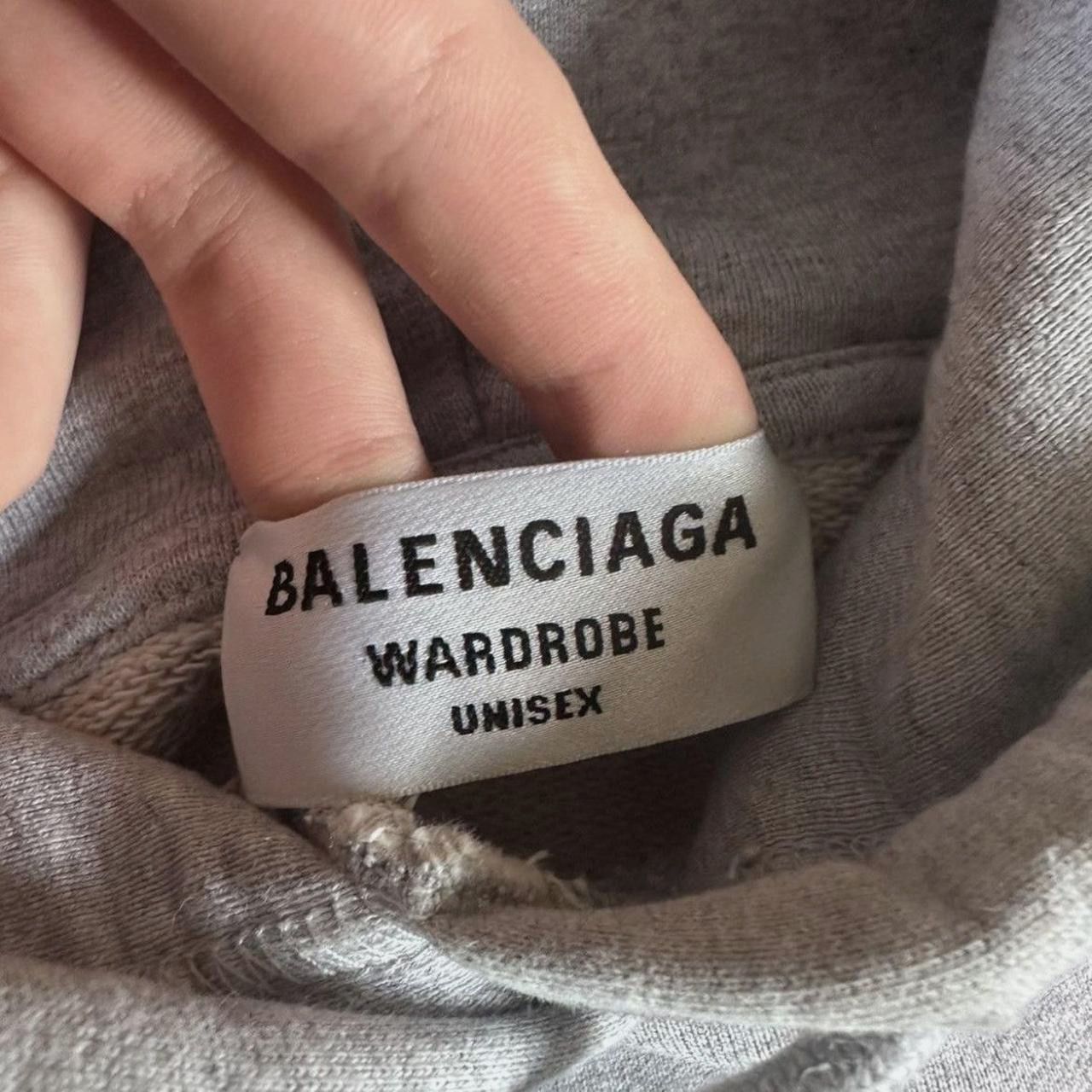 Balenciaga Balenciaga Gray Hoodie Size US S / EU 44-46 / 1 - 4 Thumbnail