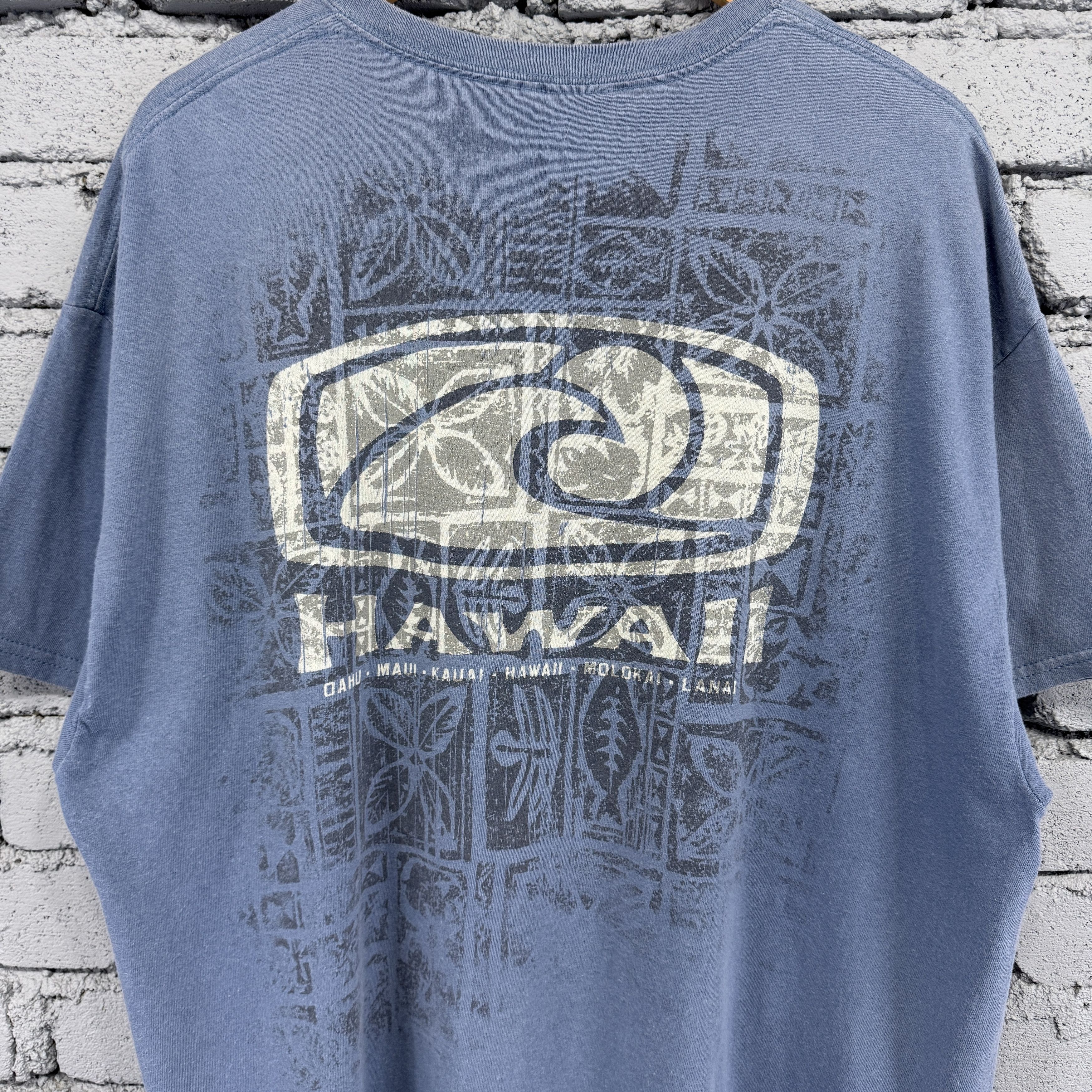 Vintage Vintage Y2K Hawaiian Island Sunfaded Tshirt Size US XL / EU 56 / 4 - 5 Thumbnail