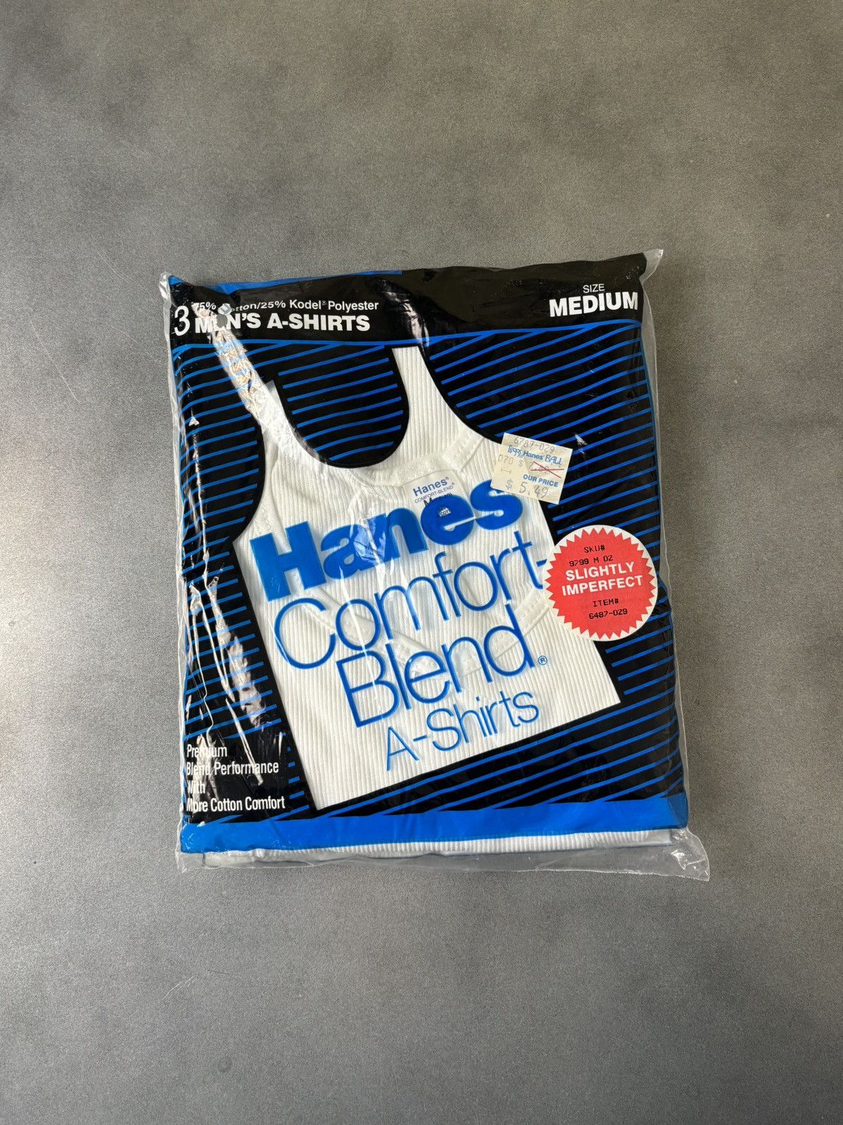 Hanes 1987 Vintage Hanes Tanktop Deadstock NOS Blank Shirt 1980s Size US M / EU 48-50 / 2 - 5 Thumbnail