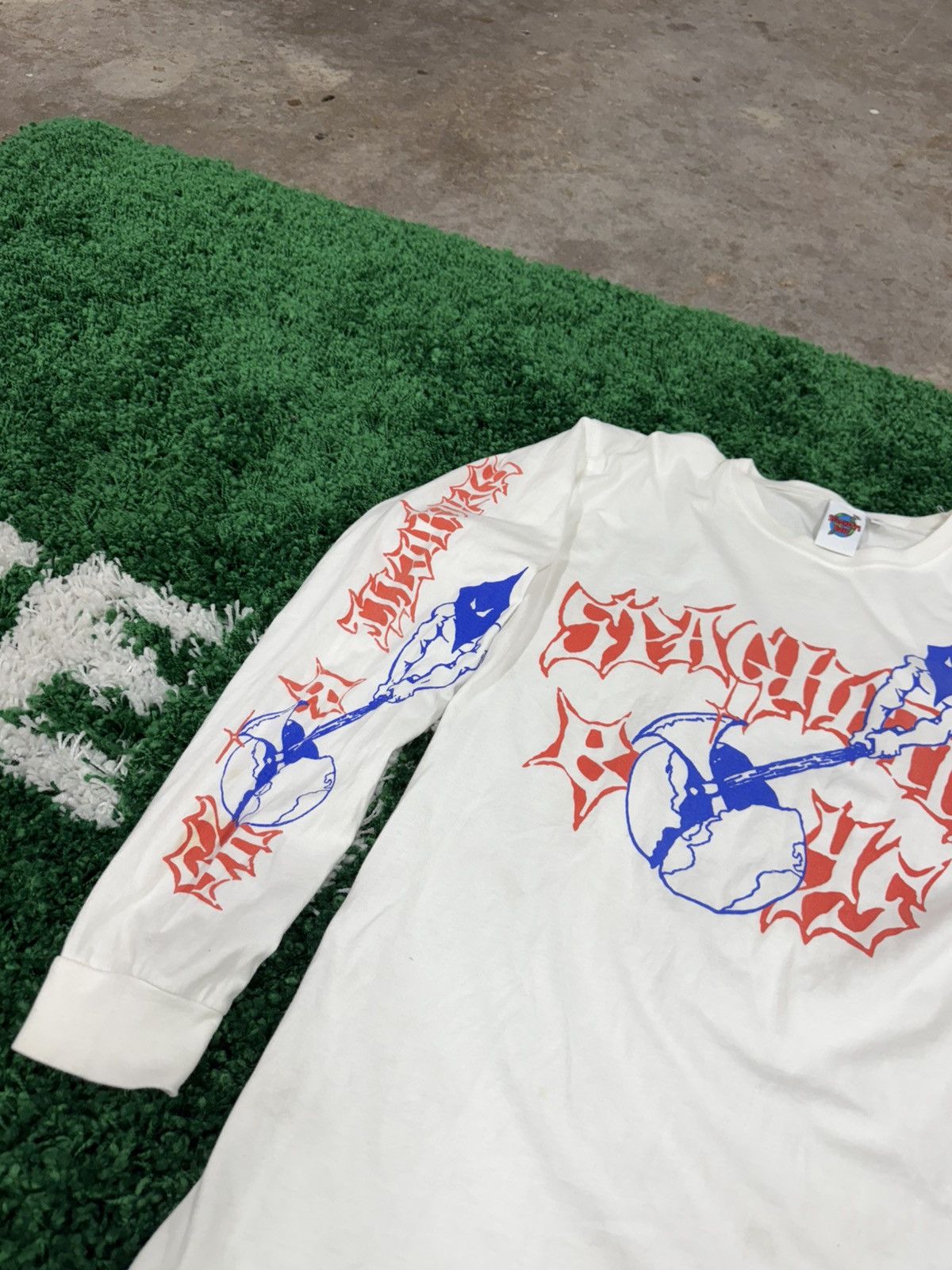 Spaghetti Boys RARE Spaghetti Boys Executioner White Long Sleeve Asspizza Size US M / EU 48-50 / 2 - 4 Thumbnail