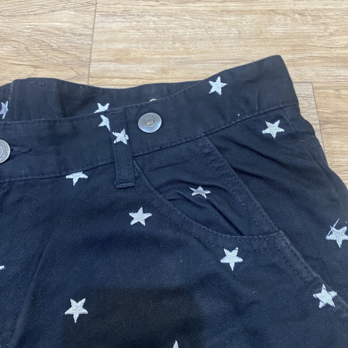PPFM 2000s Ppfm Star Embordired Short Pants Size US 33 - 4 Thumbnail