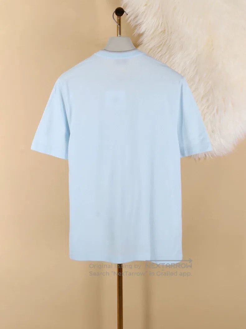 Hermes Hermes Mens Cotton Short Sleeve T-Shirt with Grey Collar E Size US S / EU 44-46 / 1 - 7 Thumbnail