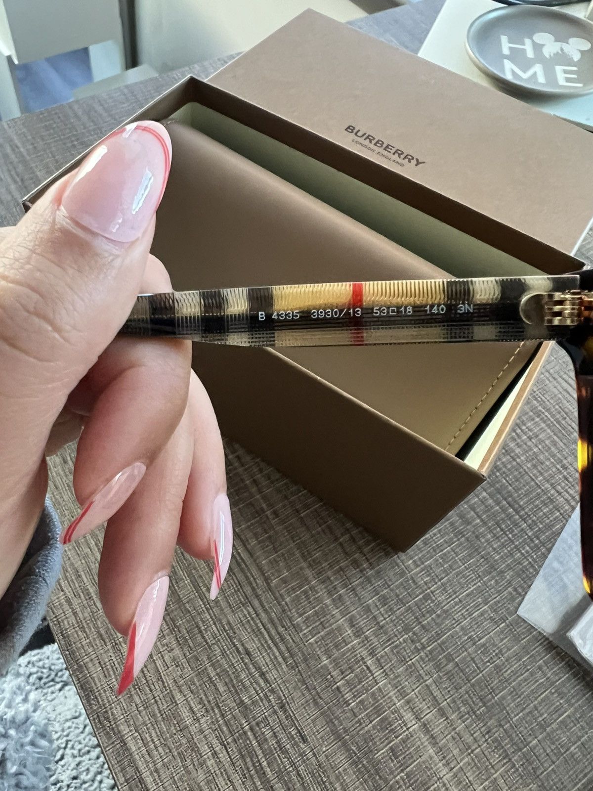 Burberry Burberry B 4335 Sunglasses Size ONE SIZE - 7 Thumbnail