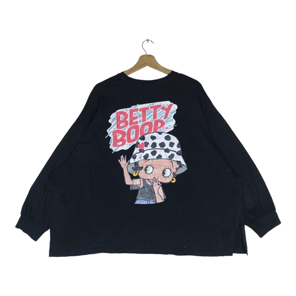 Vintage Vintage Denifits X Betty Boop Pullover Jumper Sweatshirt Size US XXL / EU 58 / 5 - 1 Thumbnail