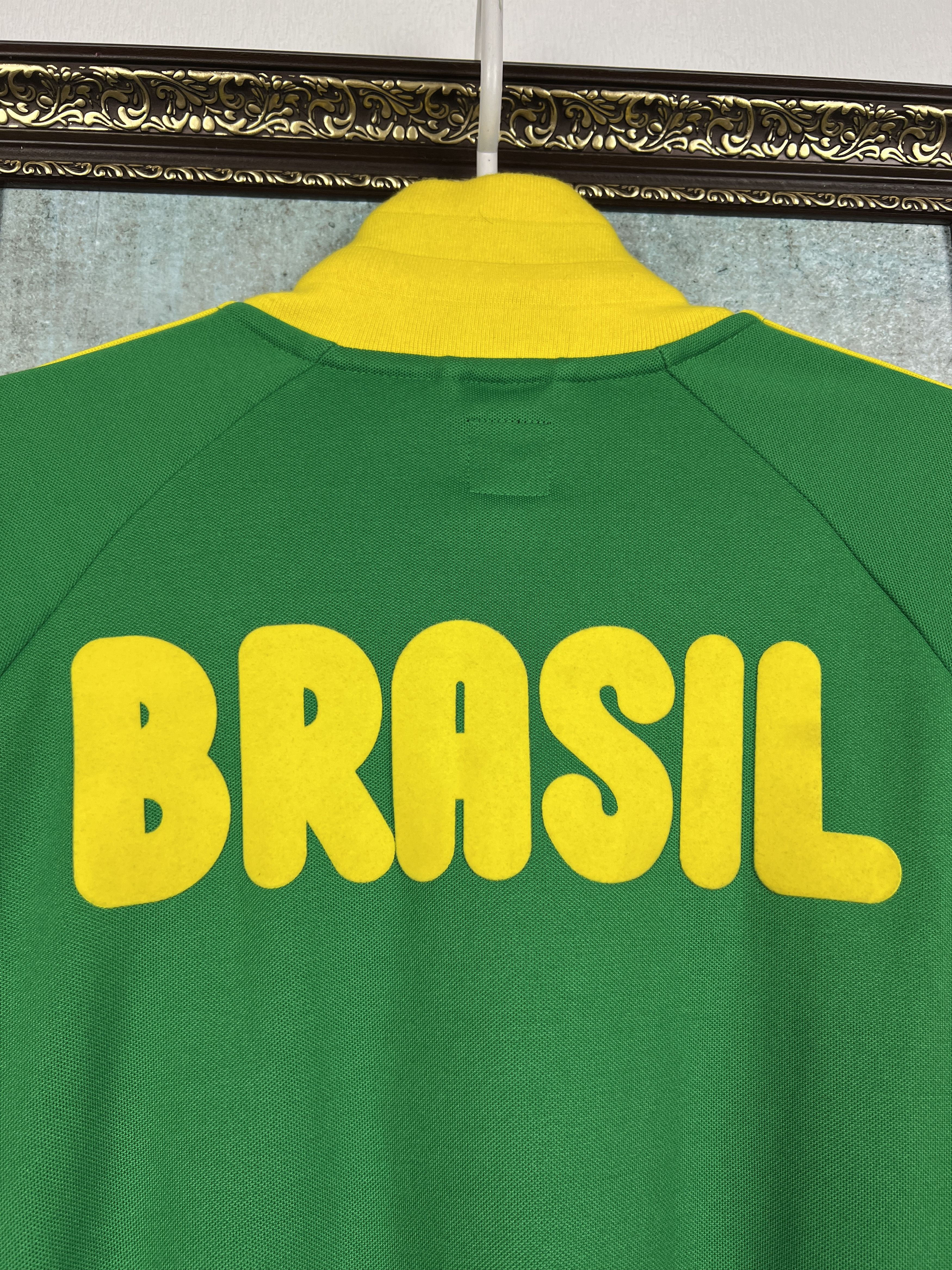 Adidas Originals Brazil Football Jacket Soccer World Cup Track Top Size US M / EU 48-50 / 2 - 11 Thumbnail