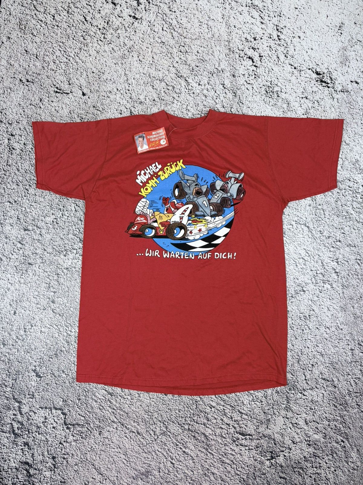 Formula 1 VINTAGE Michael Schumacher F1 T-Shirt NWT Formula 1 Red M Size US M / EU 48-50 / 2 - 1 Thumbnail