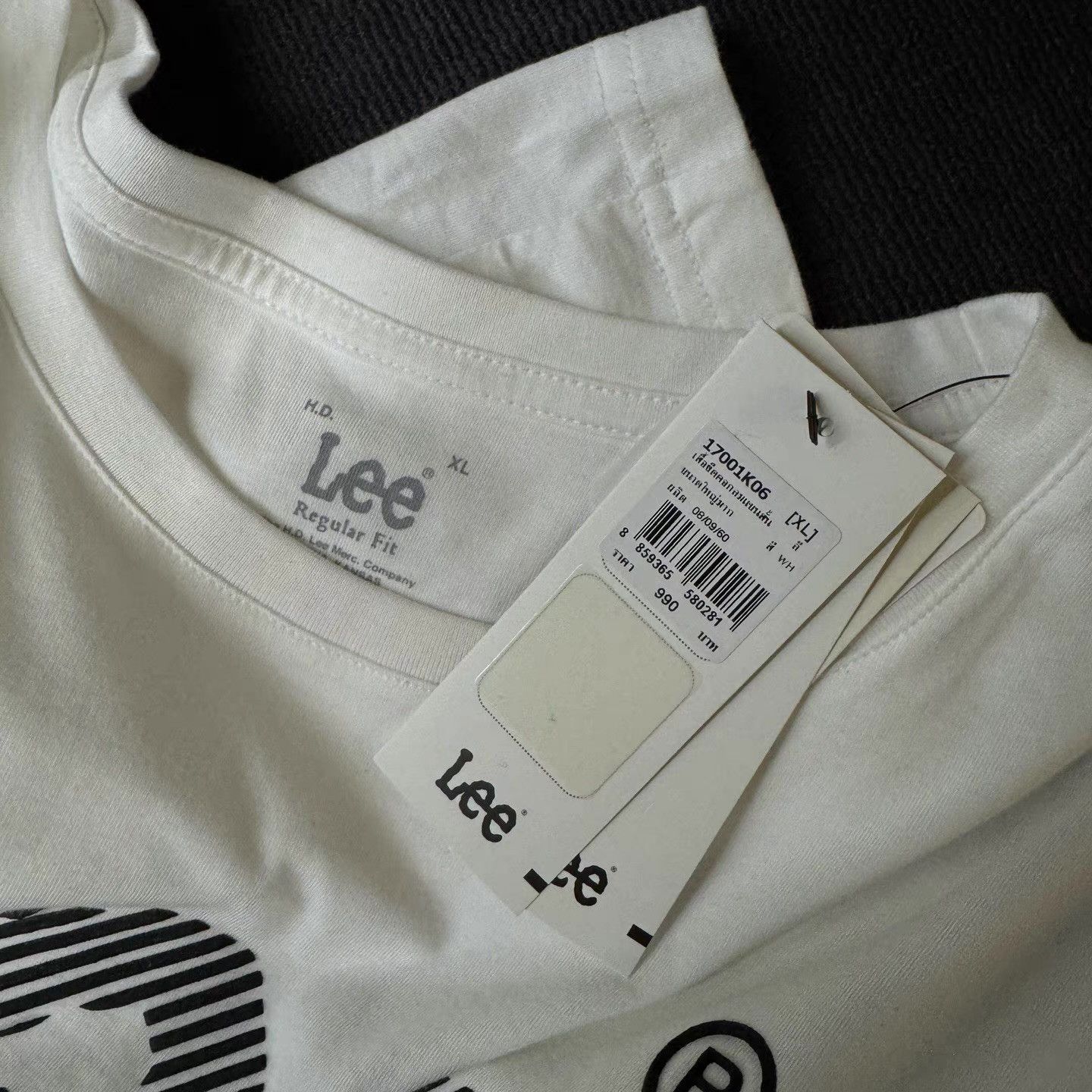 Lee Lee White Big Logo Short Sleeve T-shirt Q10 Size US XL / EU 56 / 4 - 3 Thumbnail