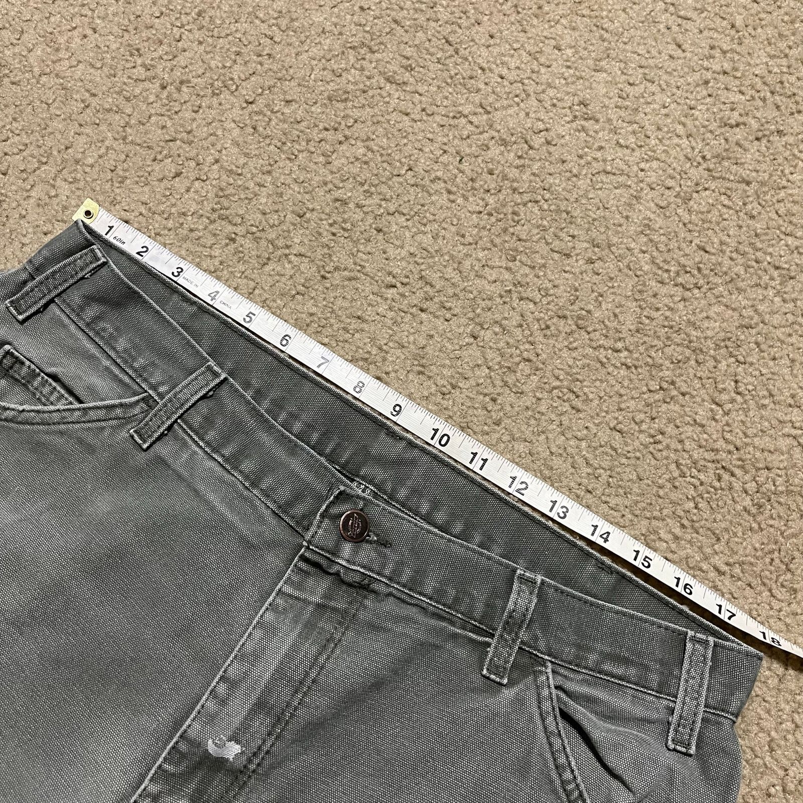 Dickies Dickies Carpenter Cargo Extreme Faded Olive Green Workpants Size US 36 / EU 52 - 6 Thumbnail