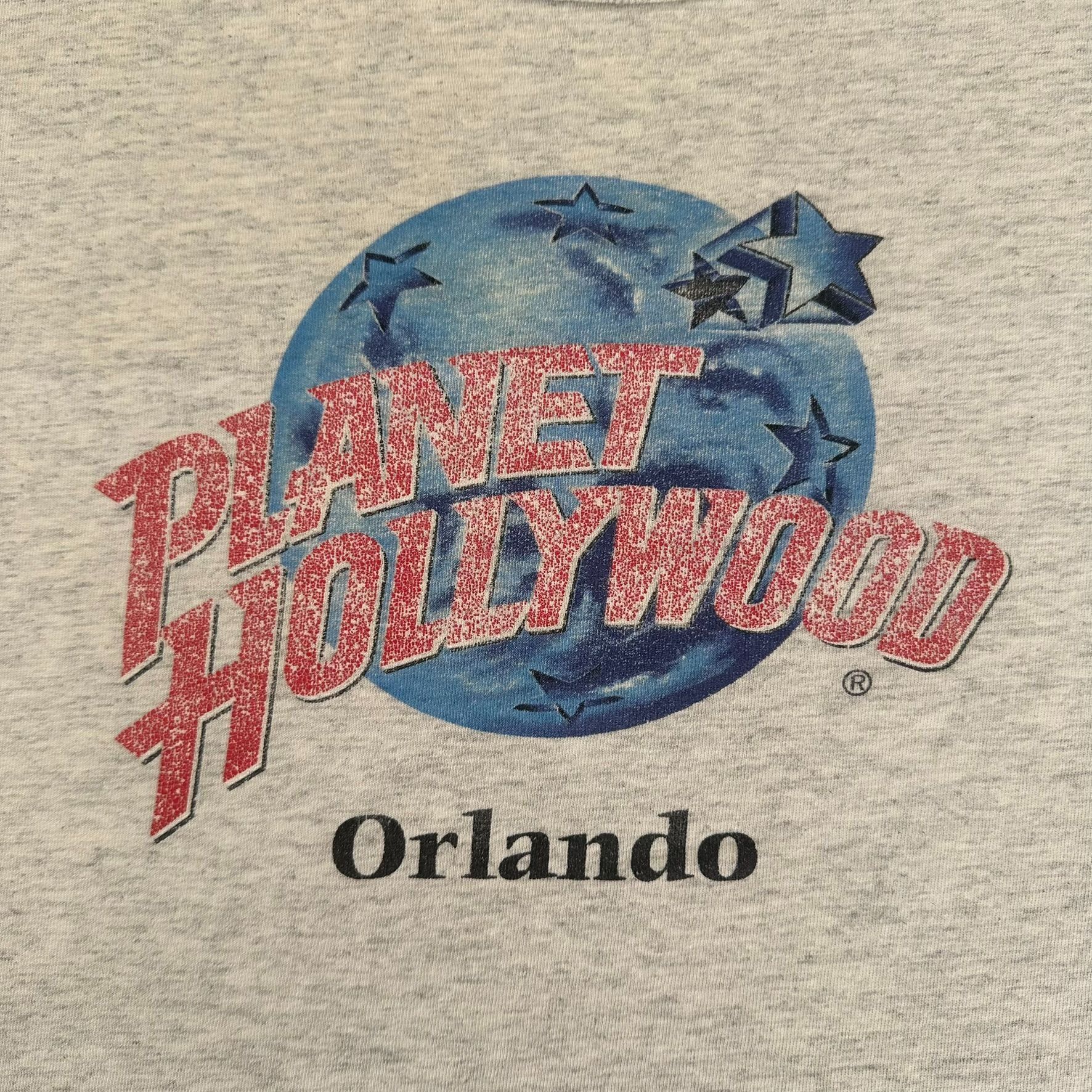 Jerzees Vintage 90s Planet Hollywood Orlando T-Shirt Logo Tourist Tr Size US L / EU 52-54 / 3 - 2 Thumbnail