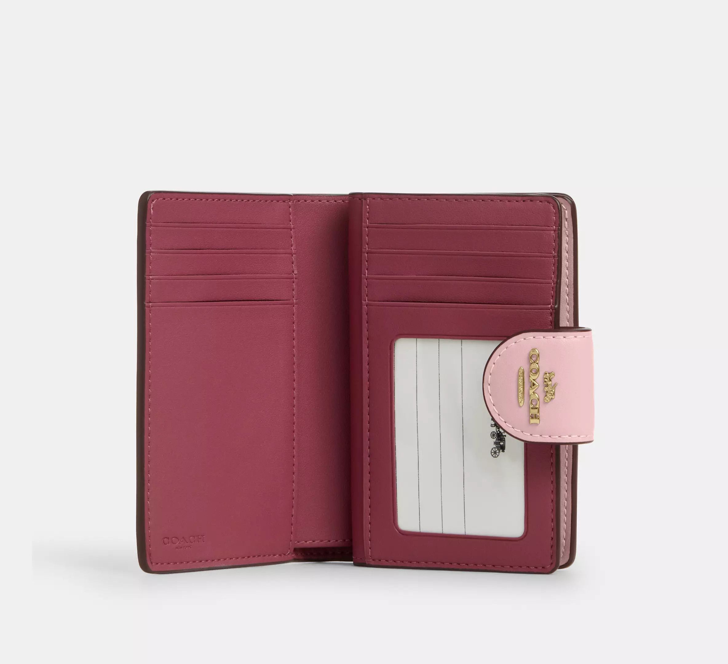 Coach Medium Corner Zip Wallet In Signature Canvas CW786 Size ONE SIZE - 7 Thumbnail