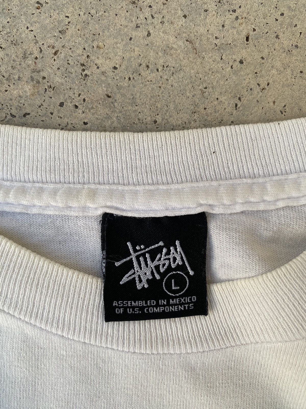 Stussy Vintage Y2K Stussy Tour Reversible Crazy Graphic Tee Size US L / EU 52-54 / 3 - 8 Thumbnail