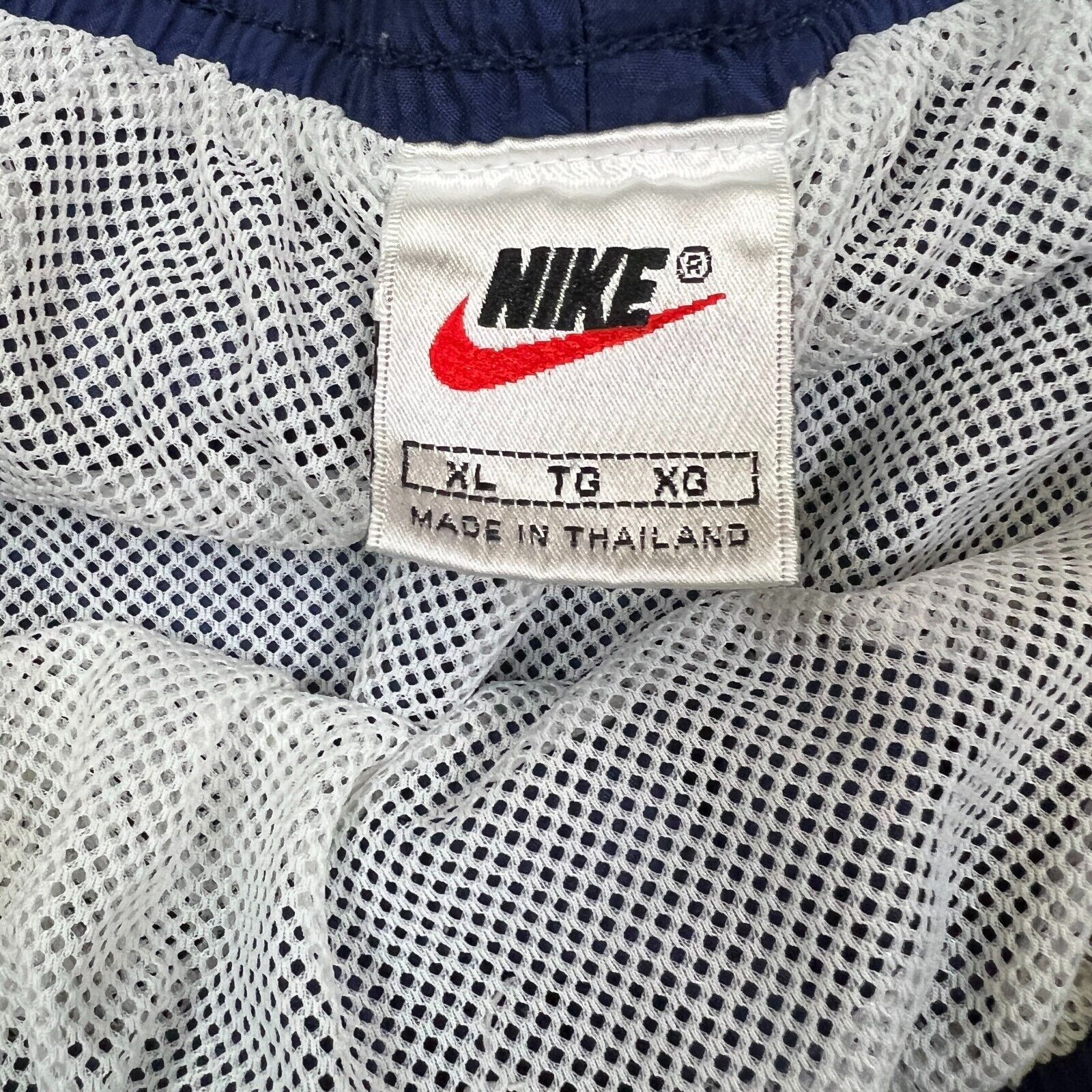 Nike × Vintage 90s Nike Sportswear Shorts XL Swoosh Lined Athletic Gym Pant Size US 31 - 7 Thumbnail