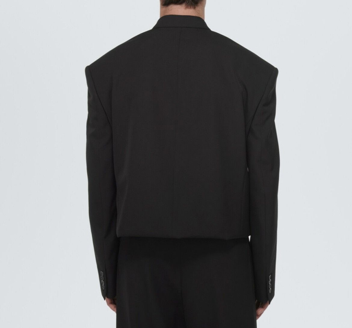 Balenciaga Balenciaga Folded Wool Jacket Size 50S - 4 Thumbnail