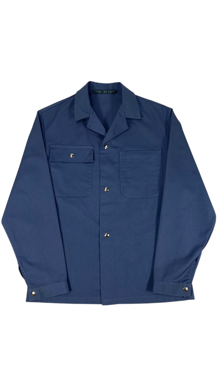 Vintage 90s Vintage Work Two Pockets Light Jacket Shirt Size US XS / EU 42 / 0 - 1 Thumbnail