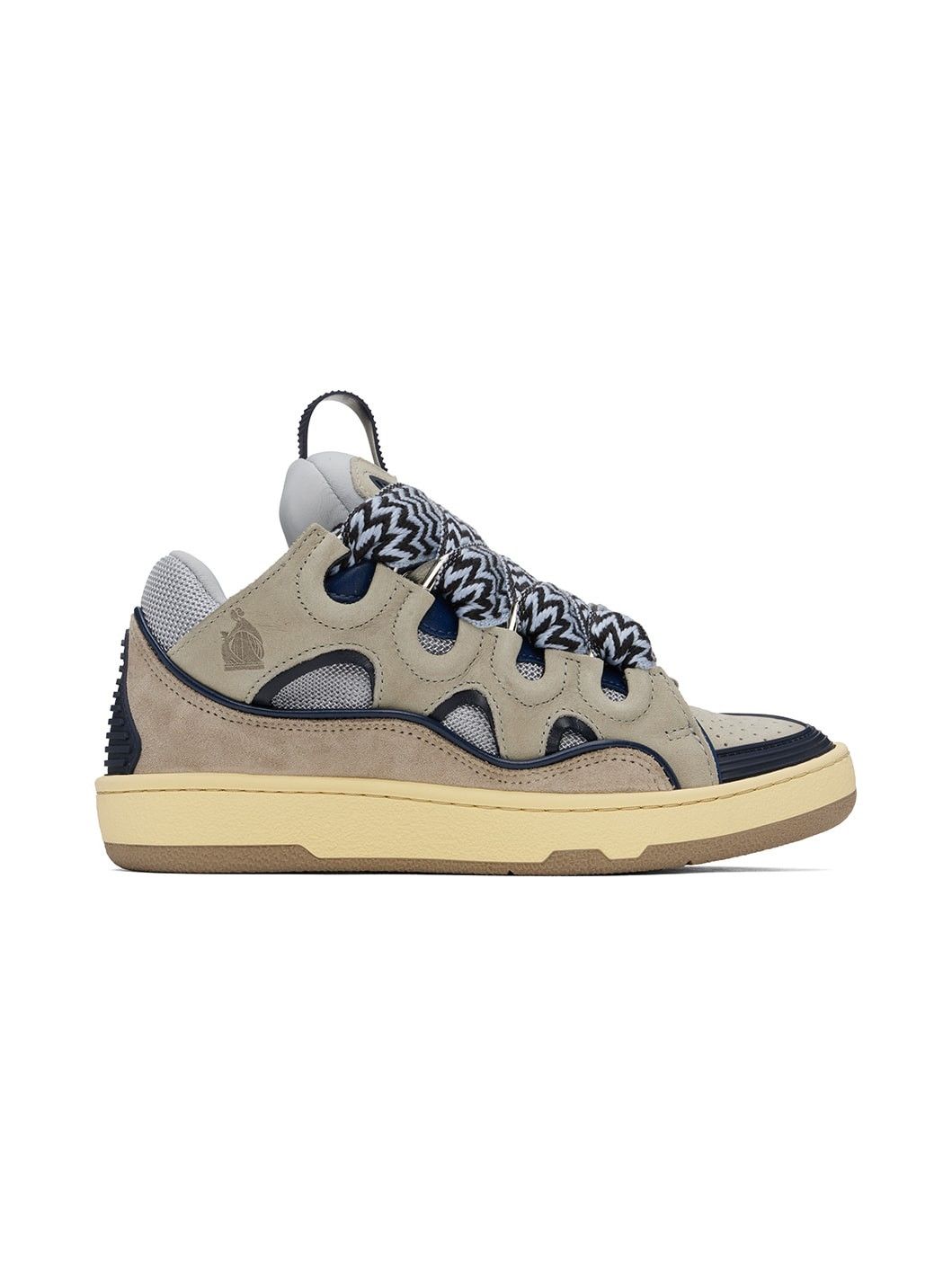Lanvin oc11z0325 Curb Low Top Sneakers in Multicolor Size US 6 / EU 39 - 1 Thumbnail