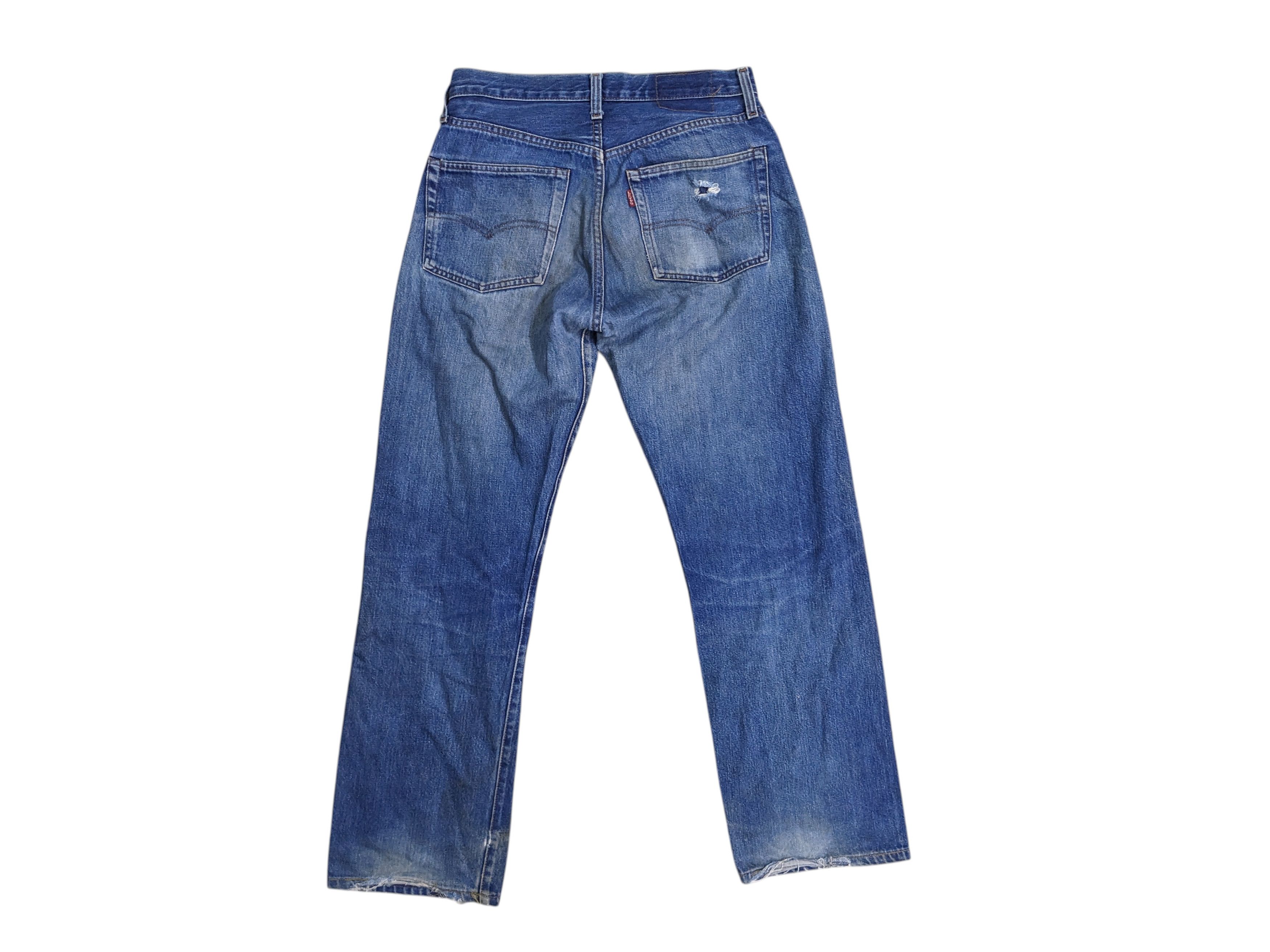 Levi's vintage 90s 501 Levi's 555 Big E Made in Usa selvedge Jeans Size US 31 - 4 Thumbnail