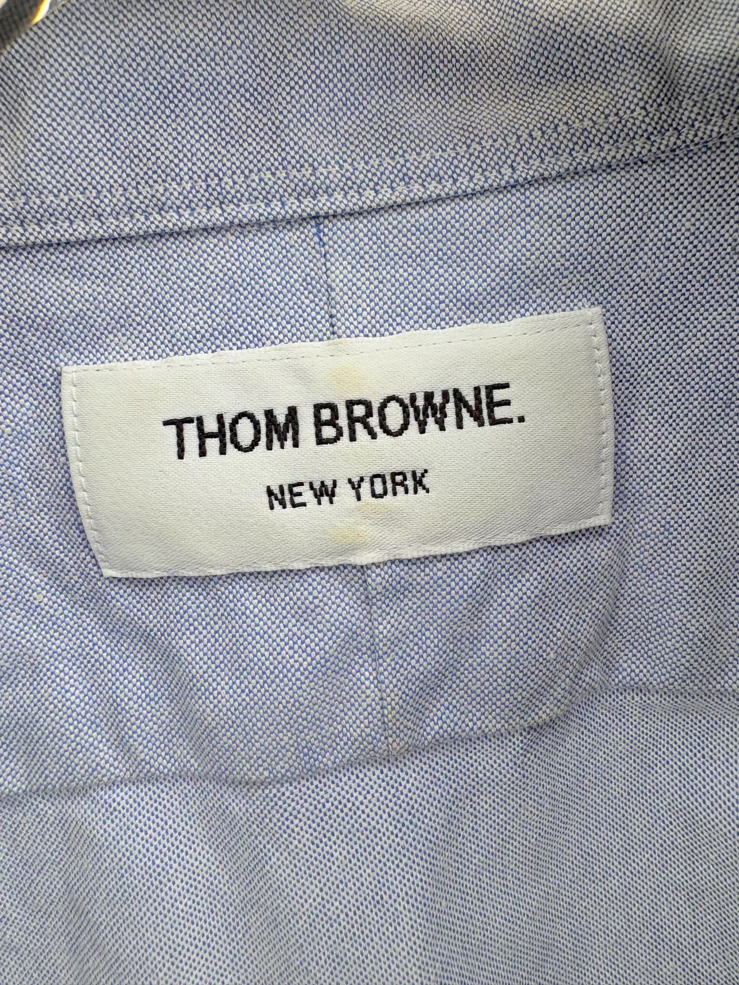 Thom Browne THOM BROWNE Multi-Striped Long Sleeve Shirt Size US XXL / EU 58 / 5 - 5 Thumbnail