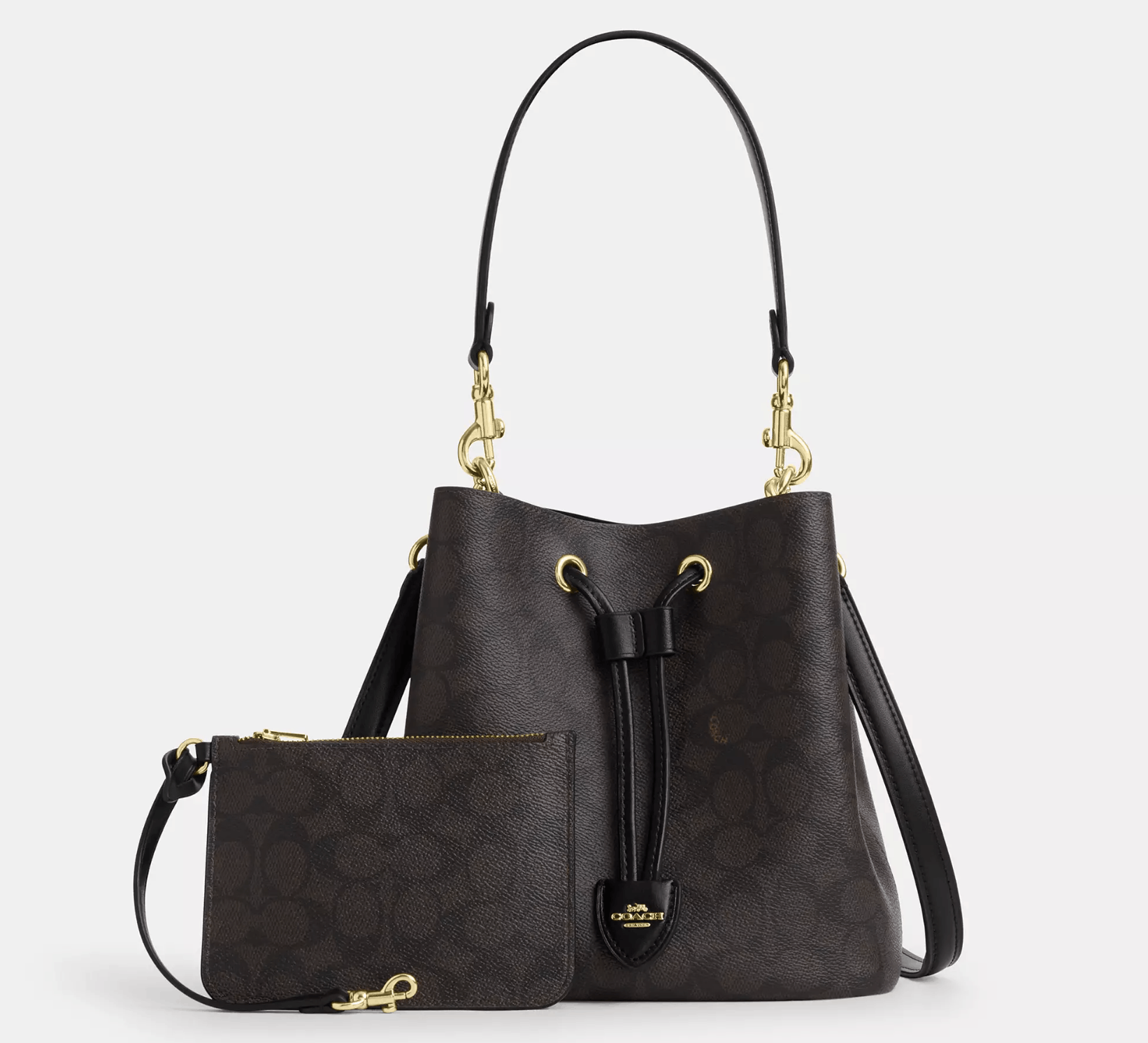 Coach NWT Coach Rowan Bucket Bag In Signature Canvas CBH07 Size ONE SIZE - 12 Thumbnail