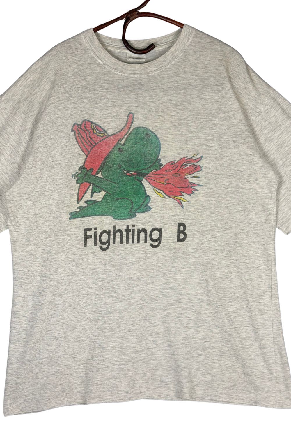 Vintage Vintage 90s graphic T-shirt featuring a playful “Fighting B” Size US XXL / EU 58 / 5 - 4 Thumbnail
