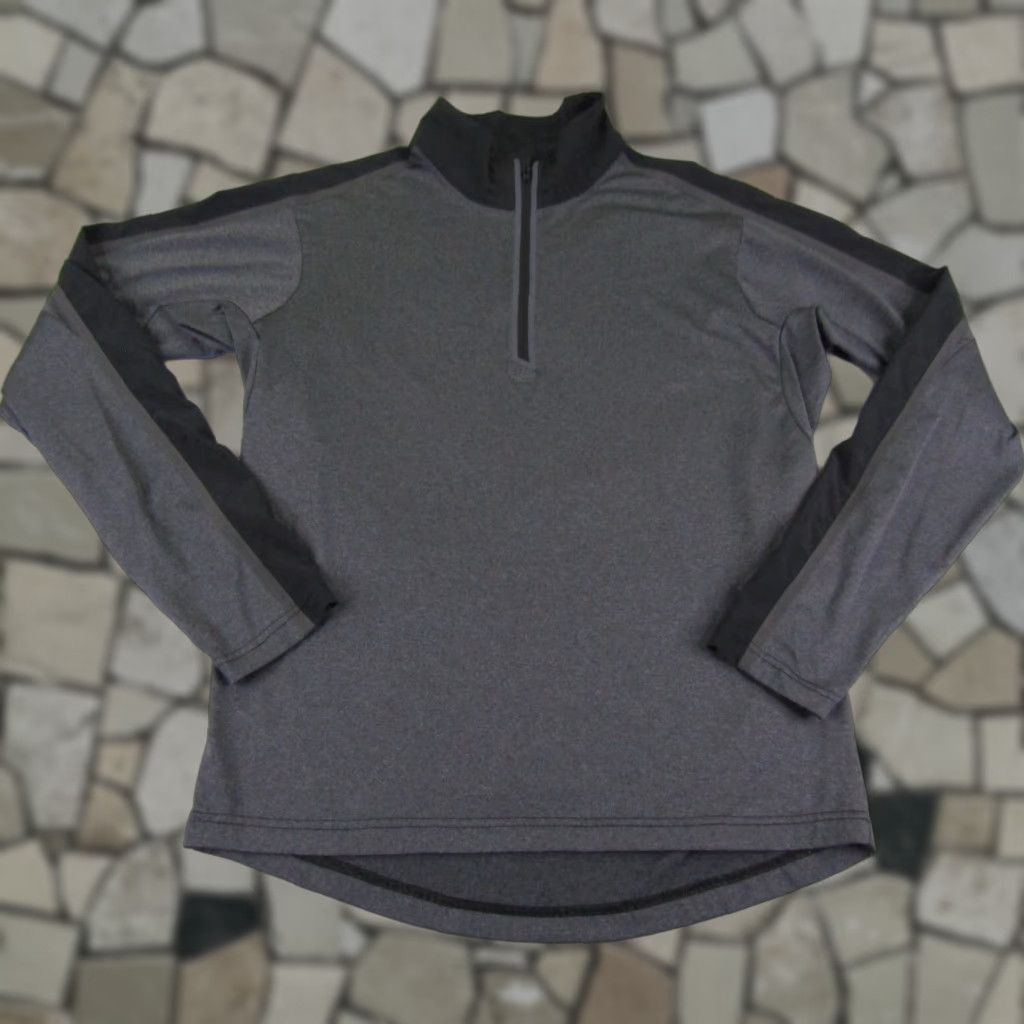 Vintage VINTAGE Sunice Jacket Mens M Gray Black Performance 1/4 Zip Pullover Golf Sweater Size US M / EU 48-50 / 2 - 1 Thumbnail