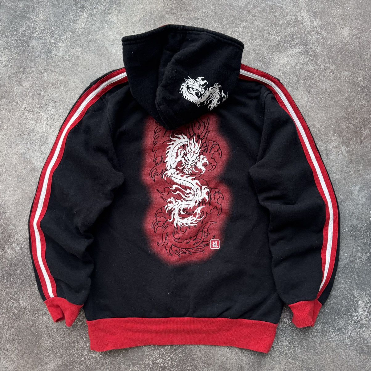 Hysteric Glamour × Japanese Brand × Vintage Fishbone Y2K Vintage Japanese Dragon Hoodie Size US M / EU 48-50 / 2 - 1 Thumbnail