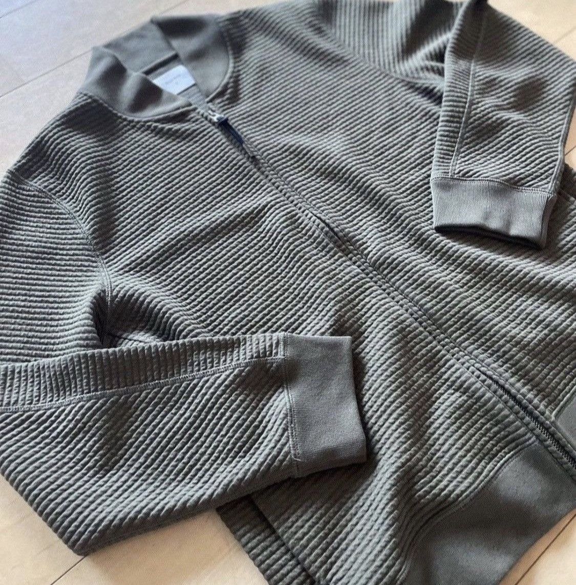 Billy Reid Olive seersucker bomber jacket Size US L / EU 52-54 / 3 - 3 Thumbnail