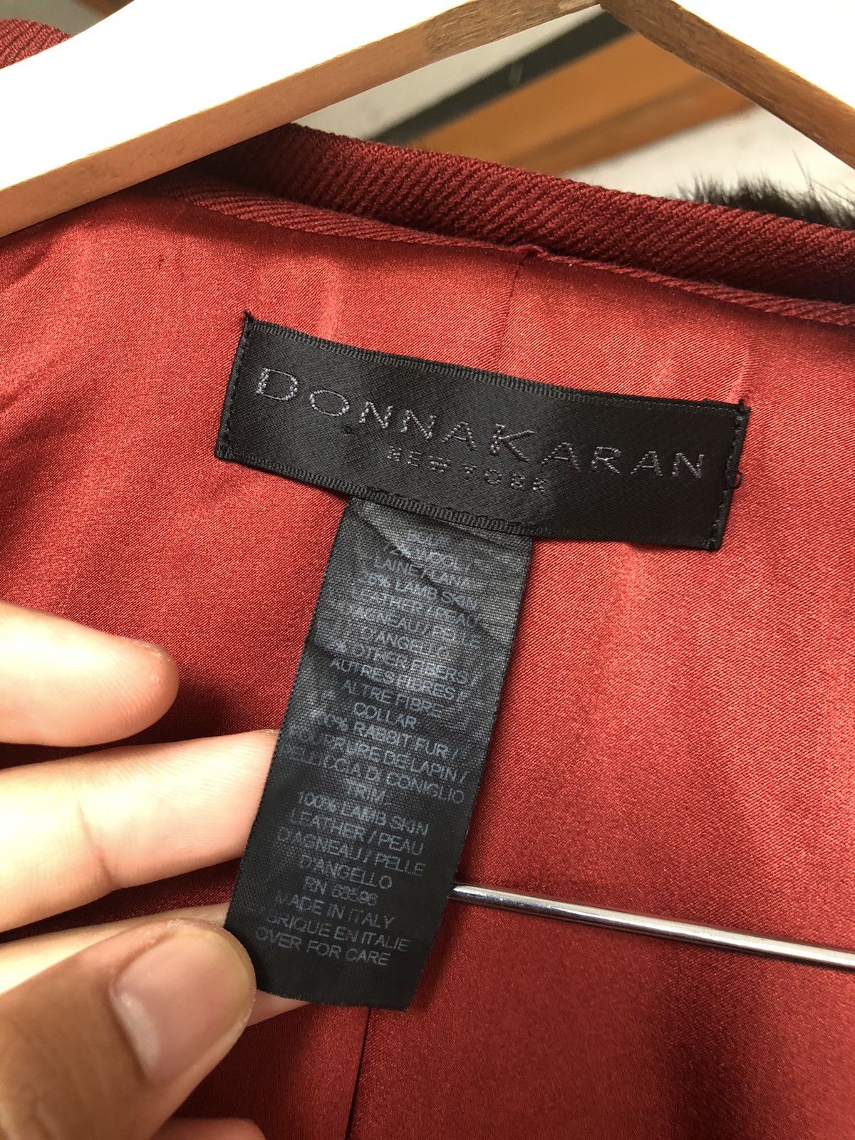 Donna Karan Rare❗️Donna Karan New York Jacket With Fur Size S / US 4 / IT 40 - 14 Thumbnail