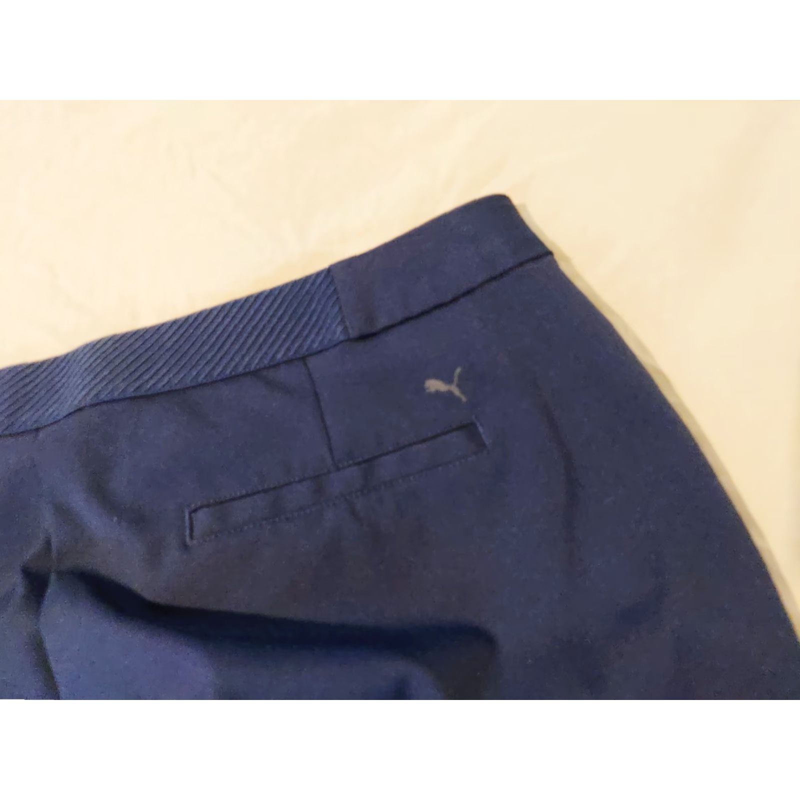 Puma Womens Puma Pants XL Navy Blue Athletic Golf Sweatpants Tapered Running Womens XL Blue Puma Pants Size 40" / US 18 - 2 Thumbnail