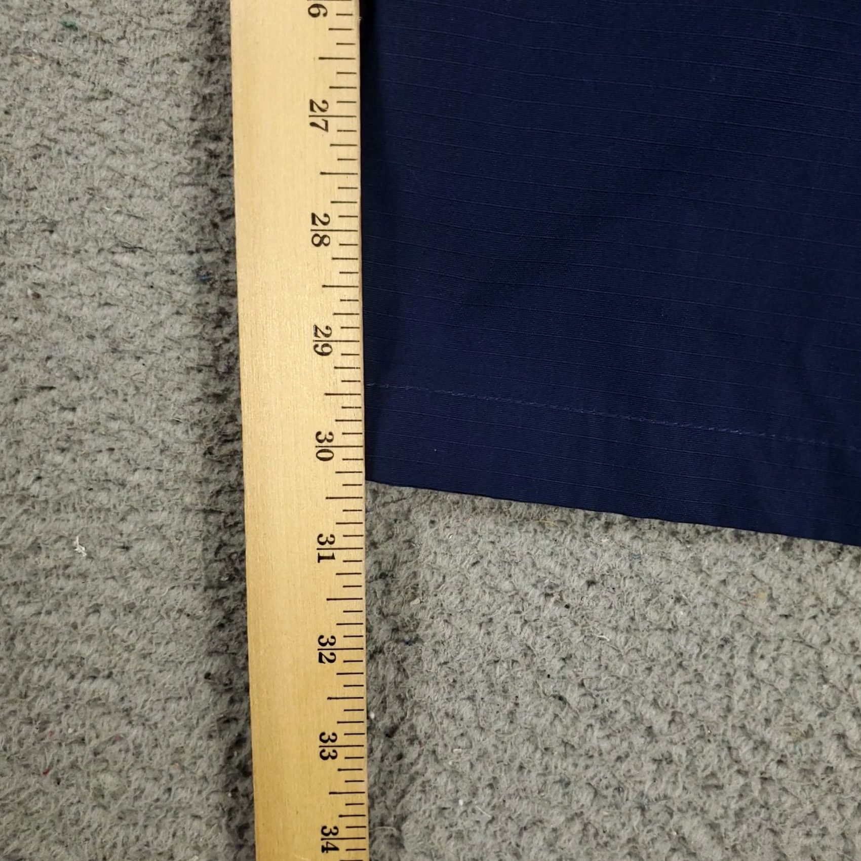 Nike Nike Pants Mens 2XL 36x30 Blue Cargo Drawstring Cotton Slash Pockets Size US 39 - 5 Thumbnail